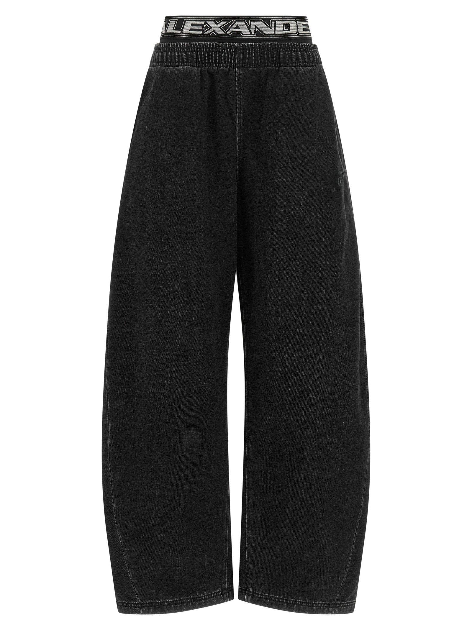 Black Cotton Relaxed Fit Jeans