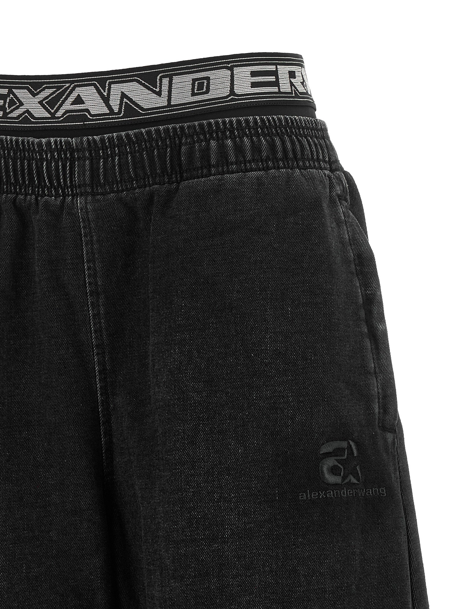 Black Cotton Relaxed Fit Jeans