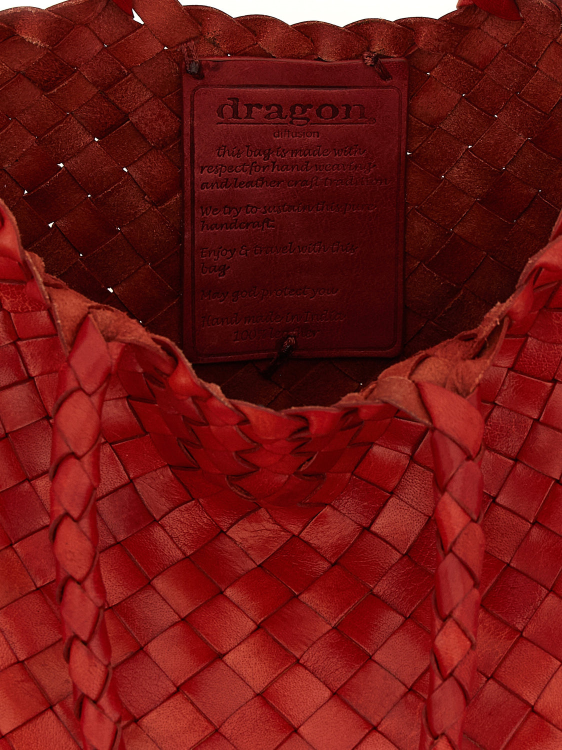 Red Calfskin Handbag