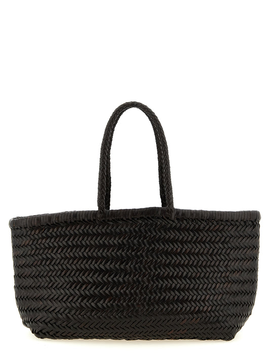 Brown Calfskin Shoulder Bag