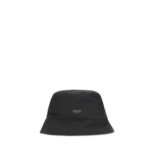 Black Cotton Bucket Hat