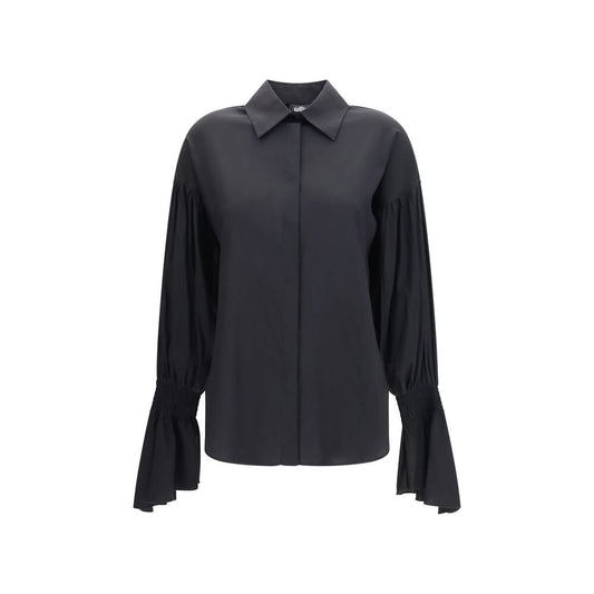 Black Silk Blouse