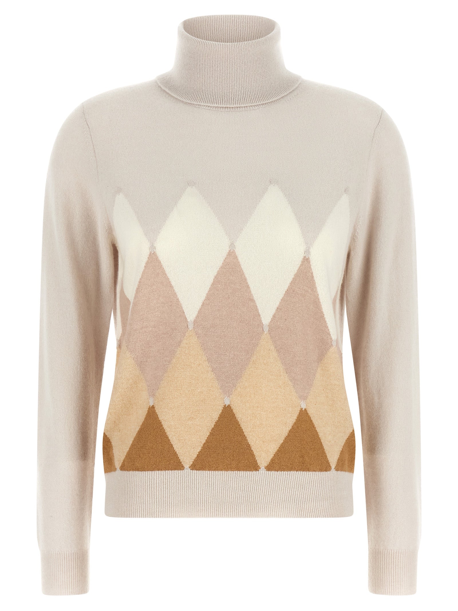 Beige Cashmere Cardigan