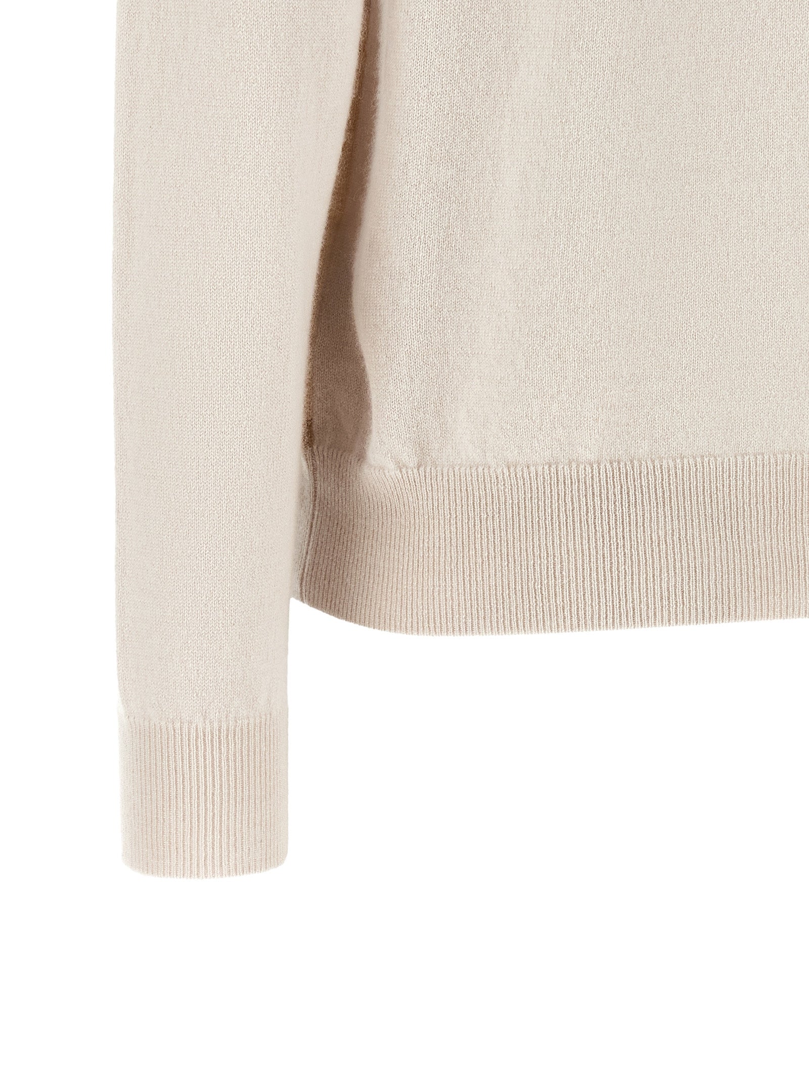 Beige Cashmere Cardigan