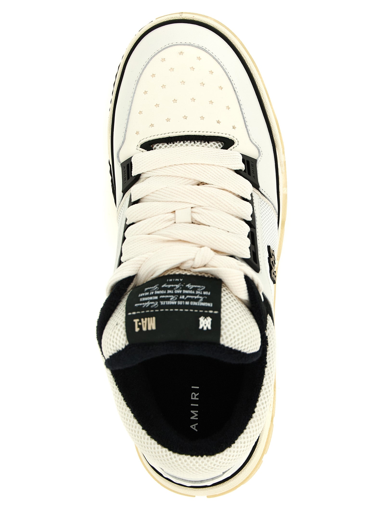 Bicolor Calfskin Athletic Sneakers