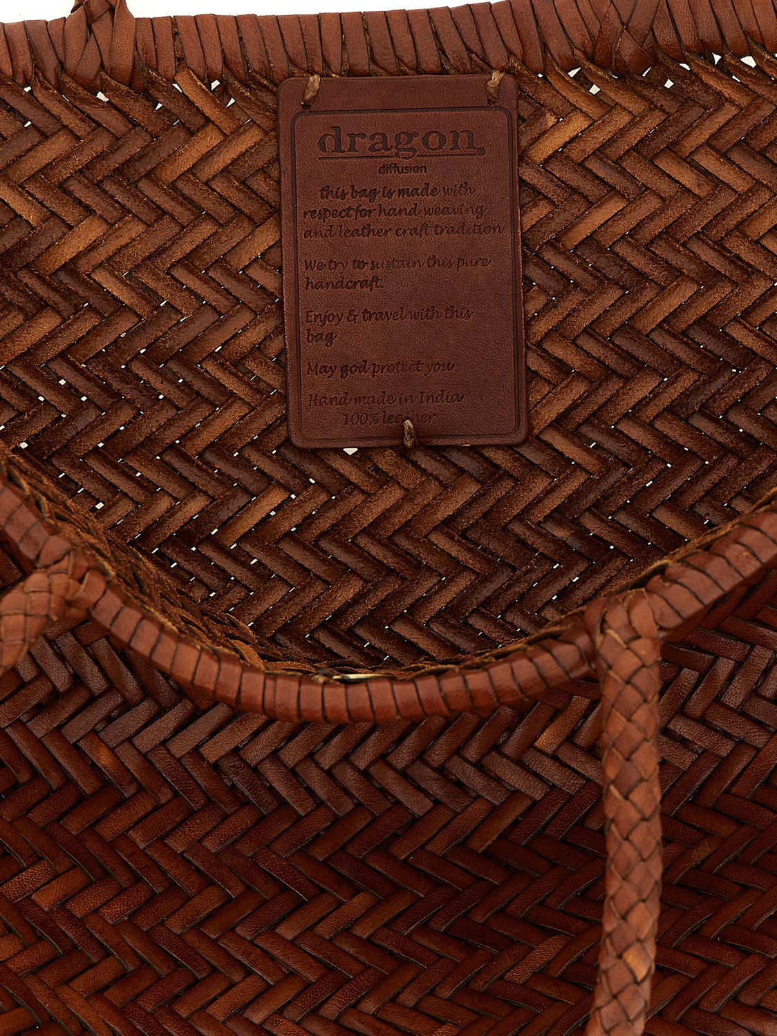 Brown Calfskin Shoulder Bag