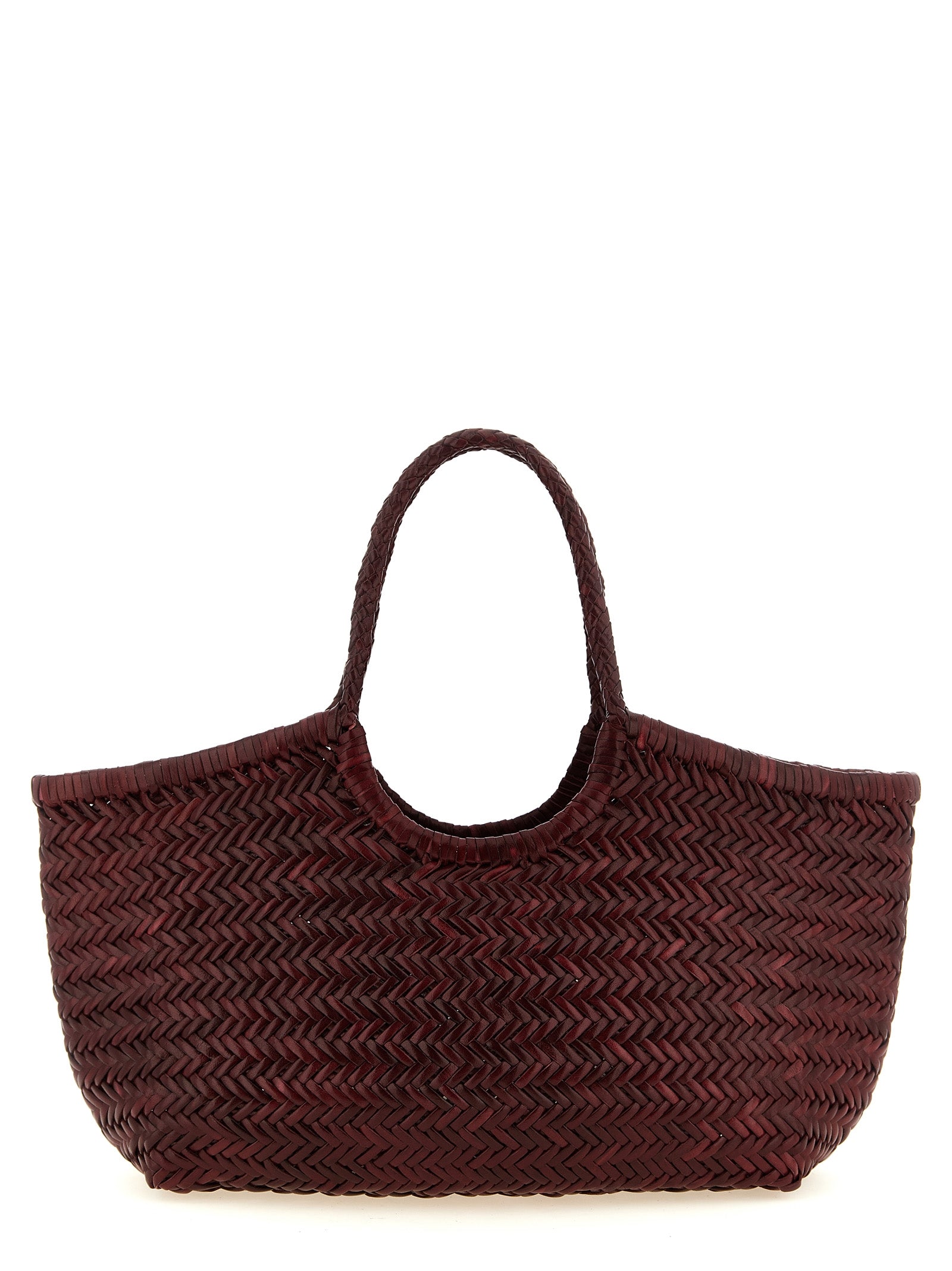 Bordeaux Cowhide Shoulder Bag