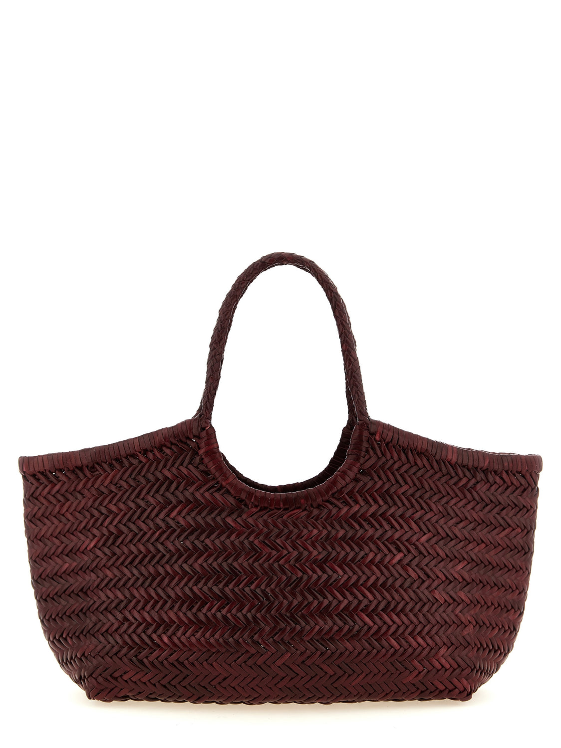 Bordeaux Cowhide Shoulder Bag