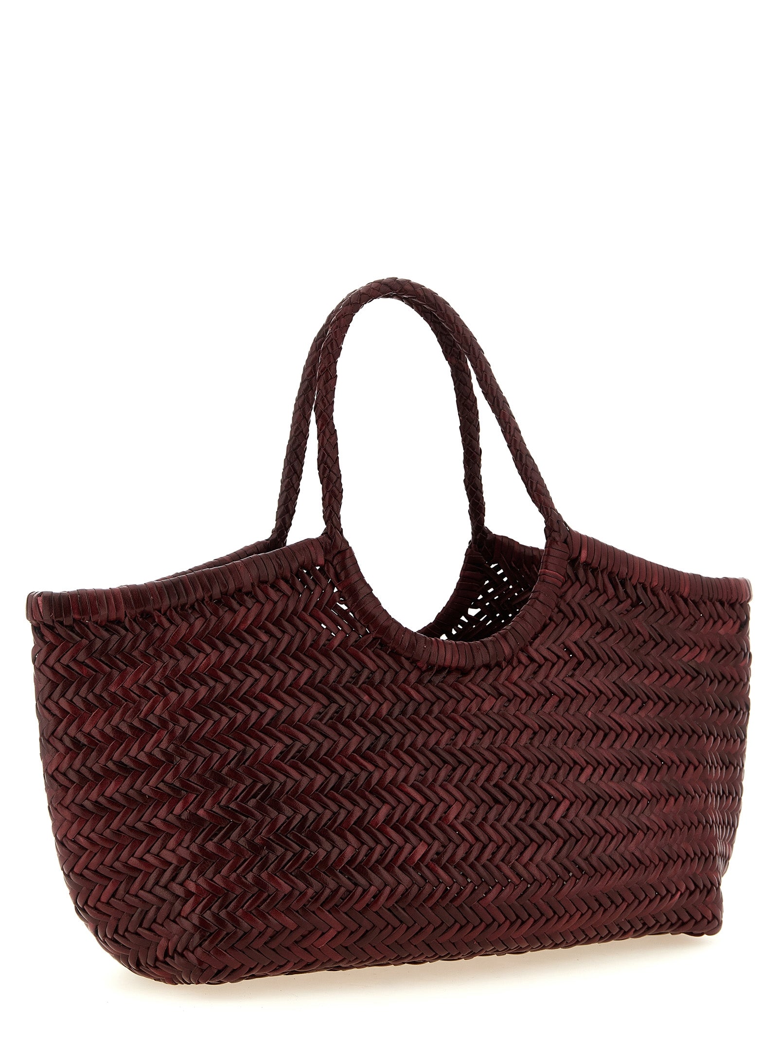 Bordeaux Cowhide Shoulder Bag