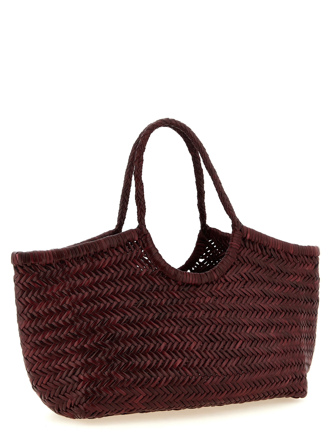 Bordeaux Cowhide Shoulder Bag