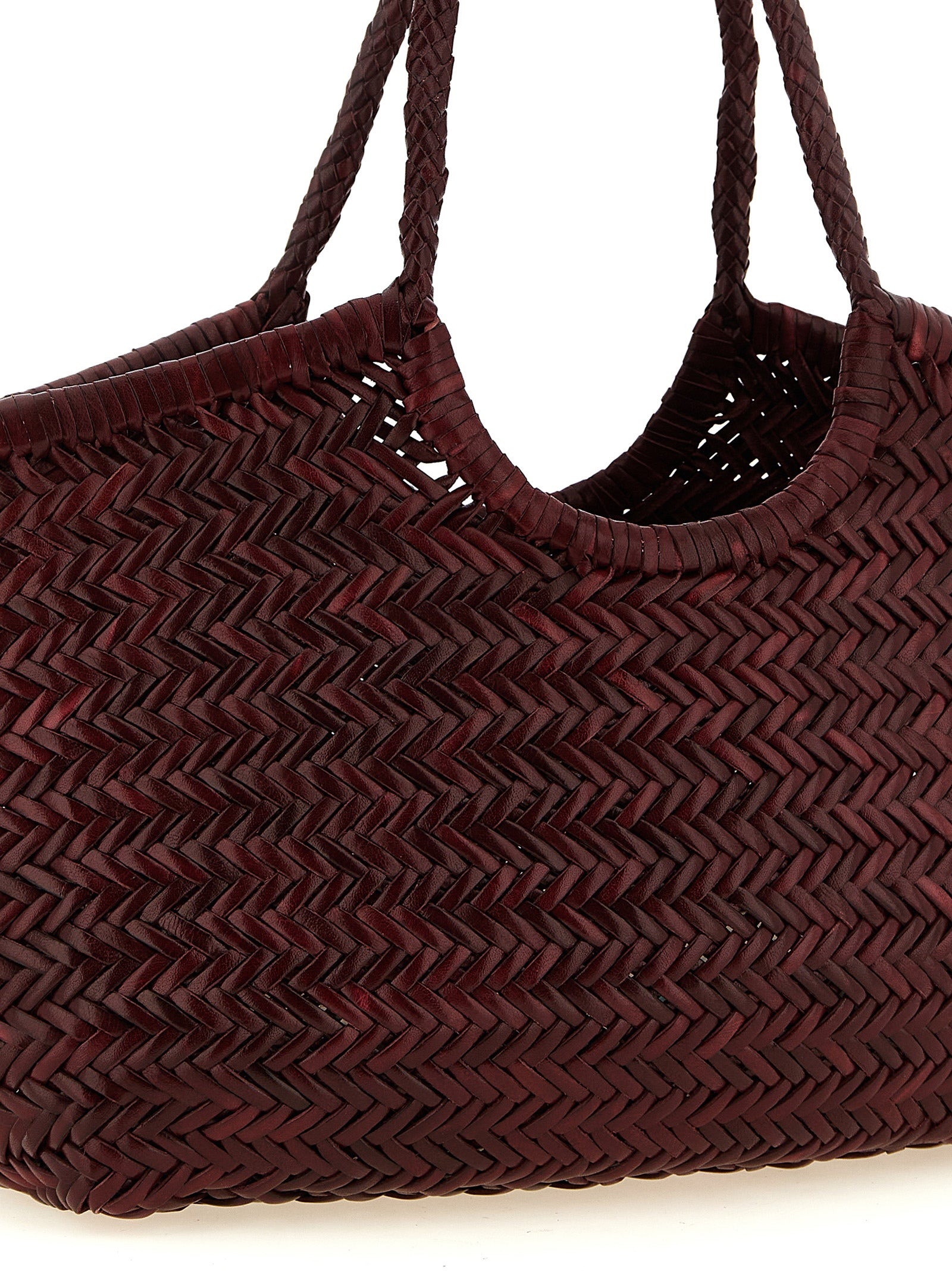 Bordeaux Cowhide Shoulder Bag