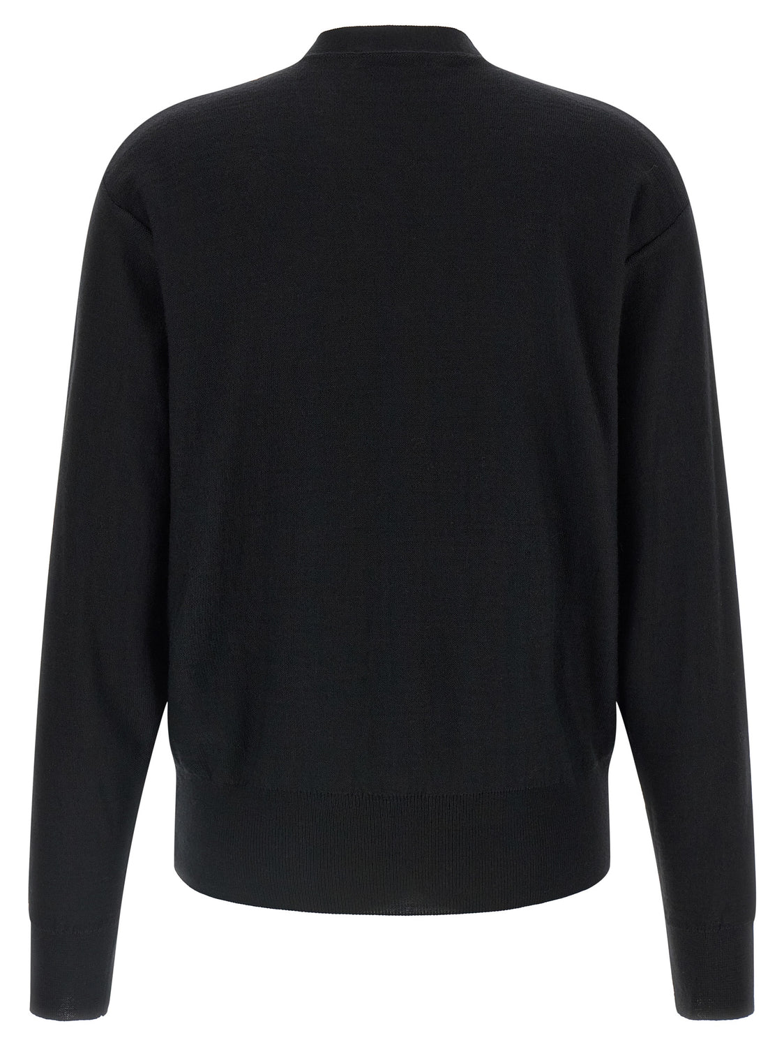 Black Wool Cardigan