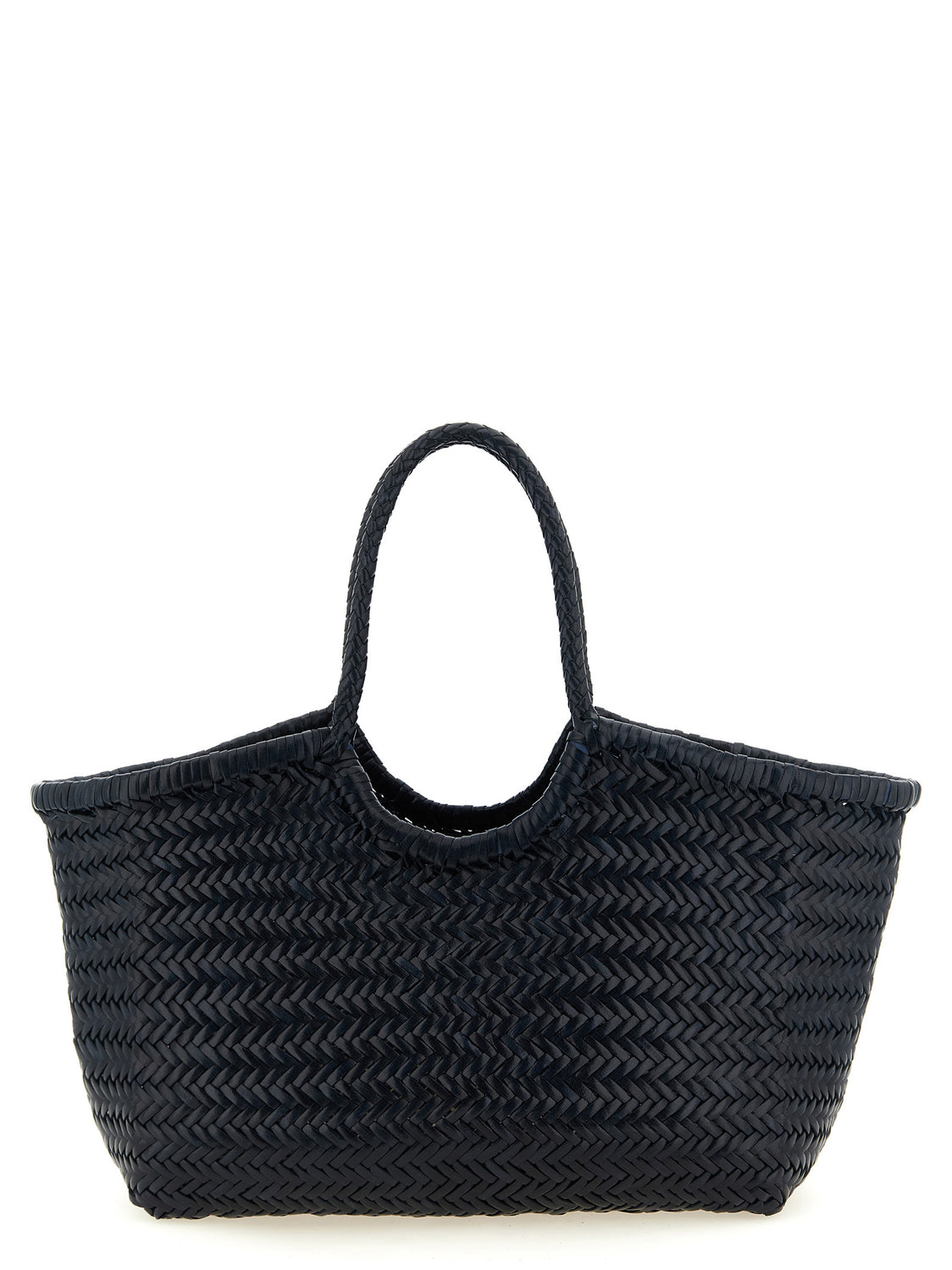 Blue Cowhide Shoulder Bag