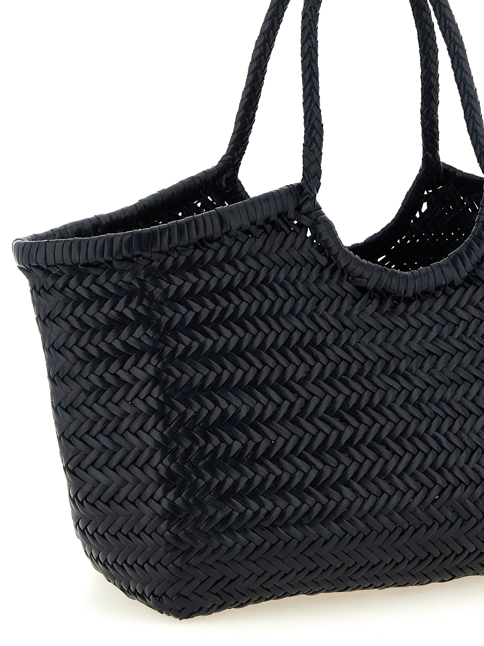 Blue Cowhide Shoulder Bag