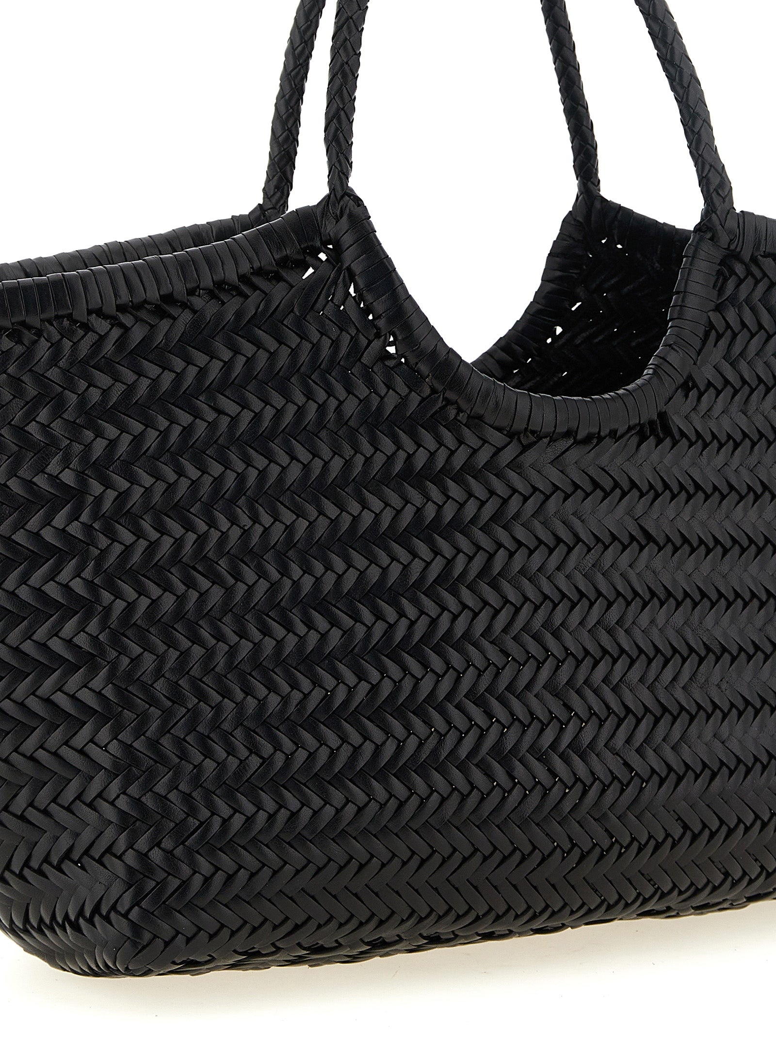 Black Cowhide Shoulder Bag