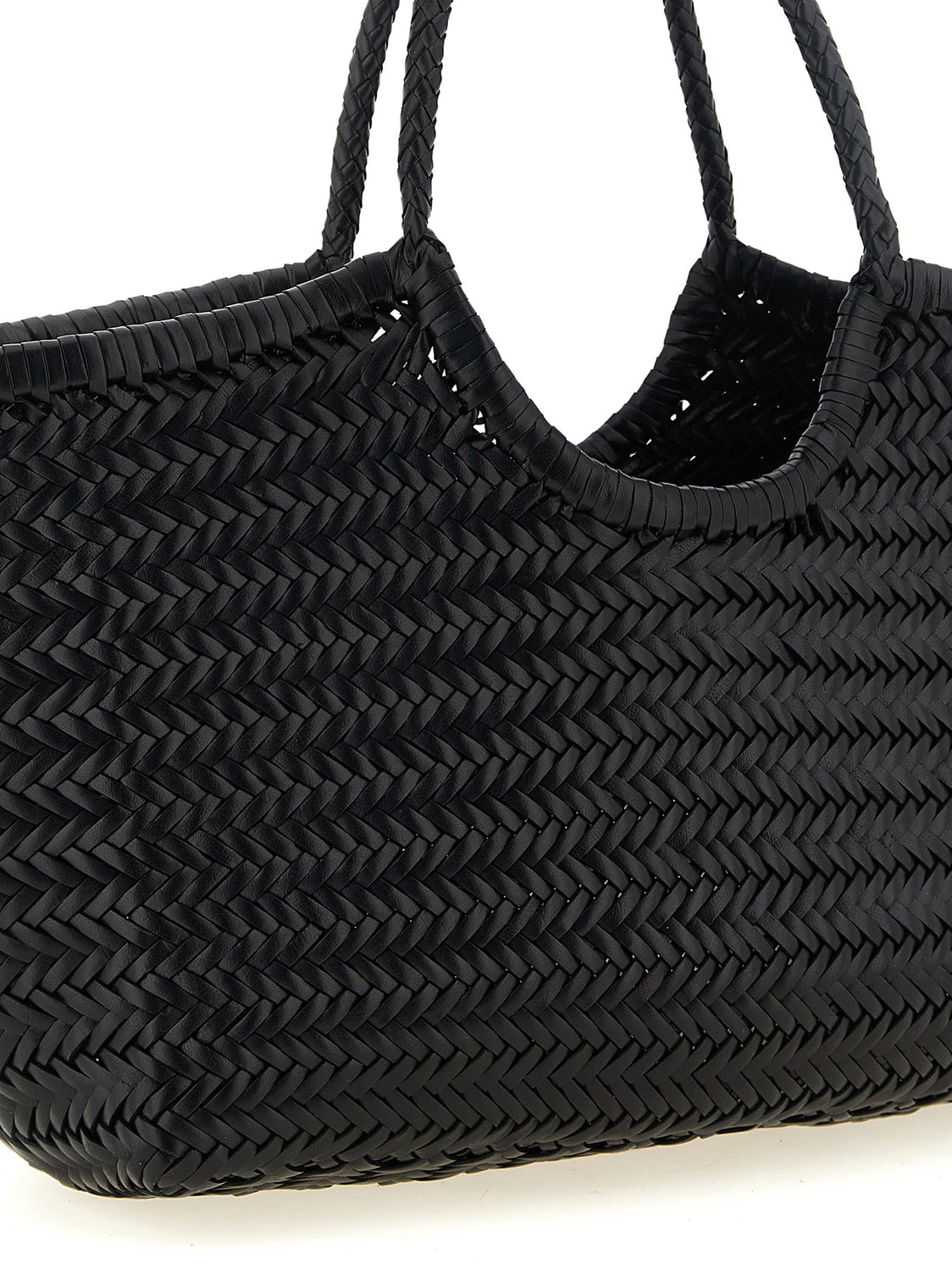 Black Cowhide Shoulder Bag