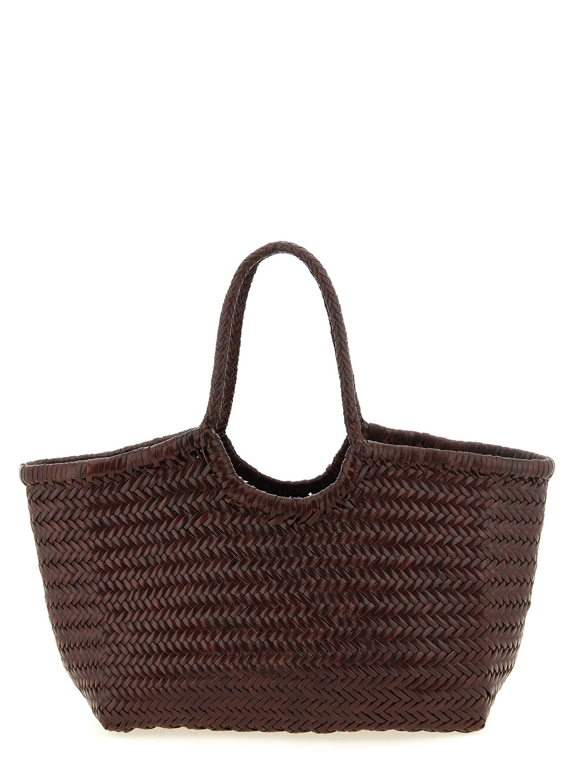 Brown Cowhide Shoulder Bag