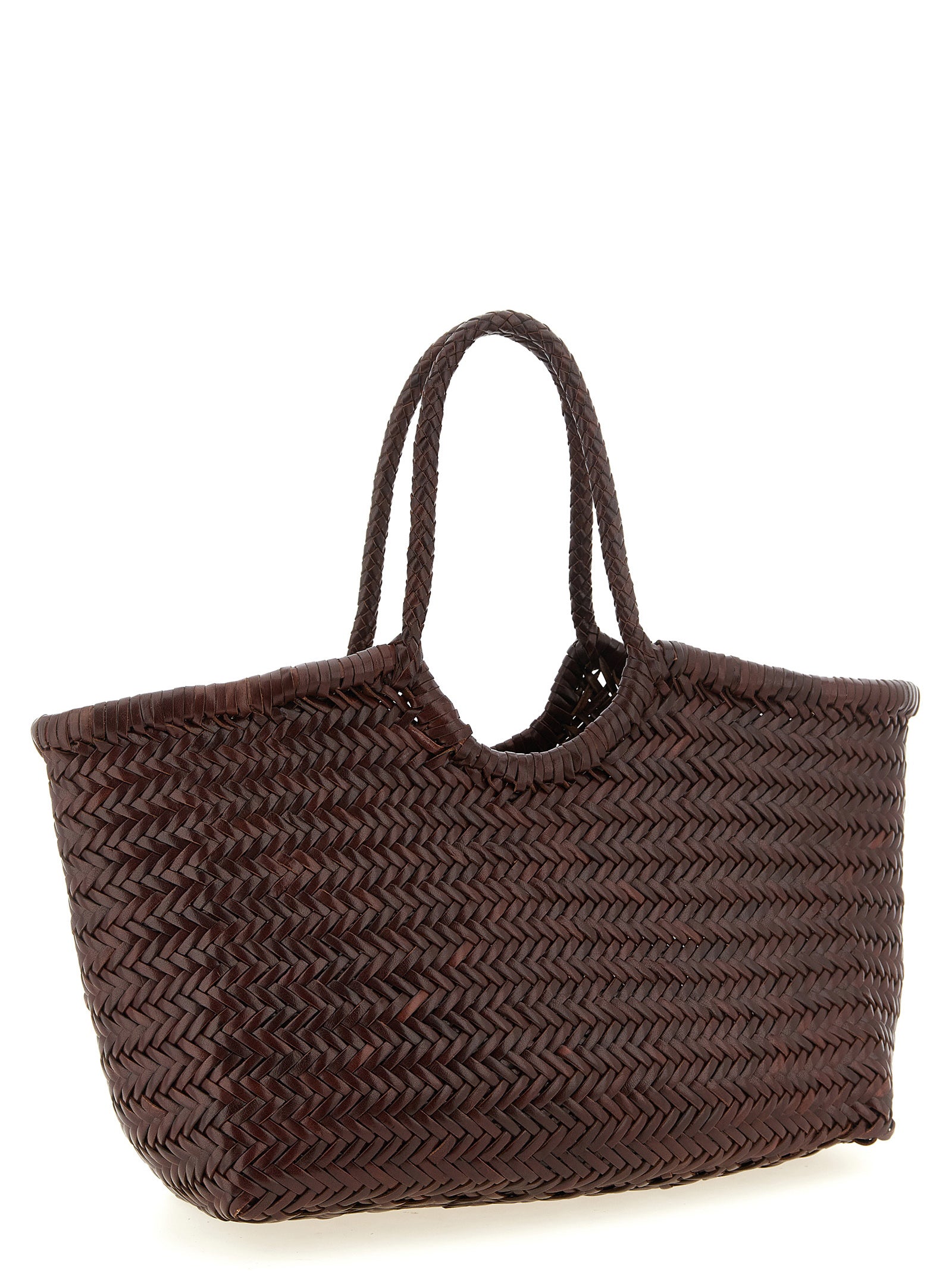 Brown Cowhide Shoulder Bag