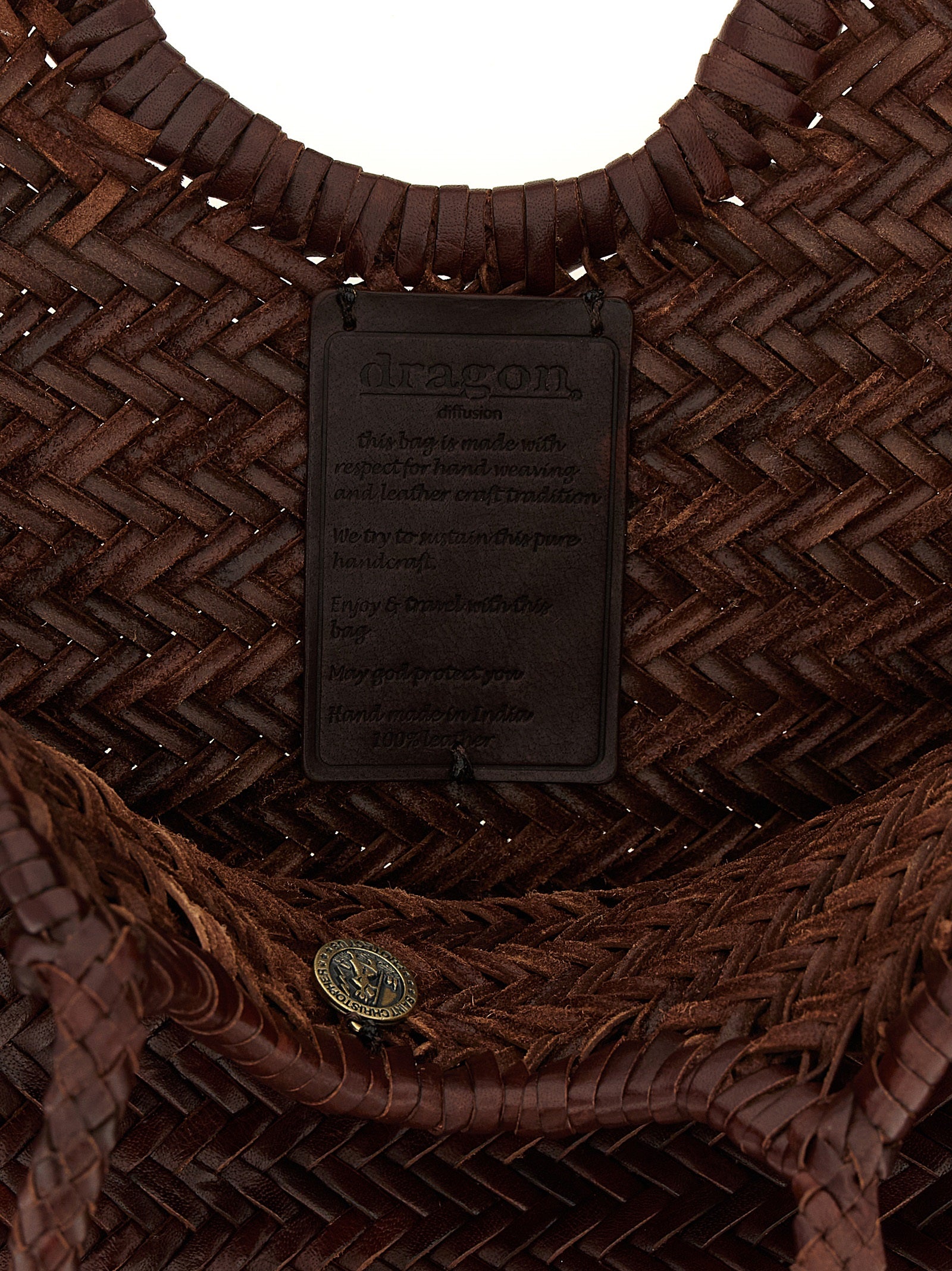 Brown Cowhide Shoulder Bag