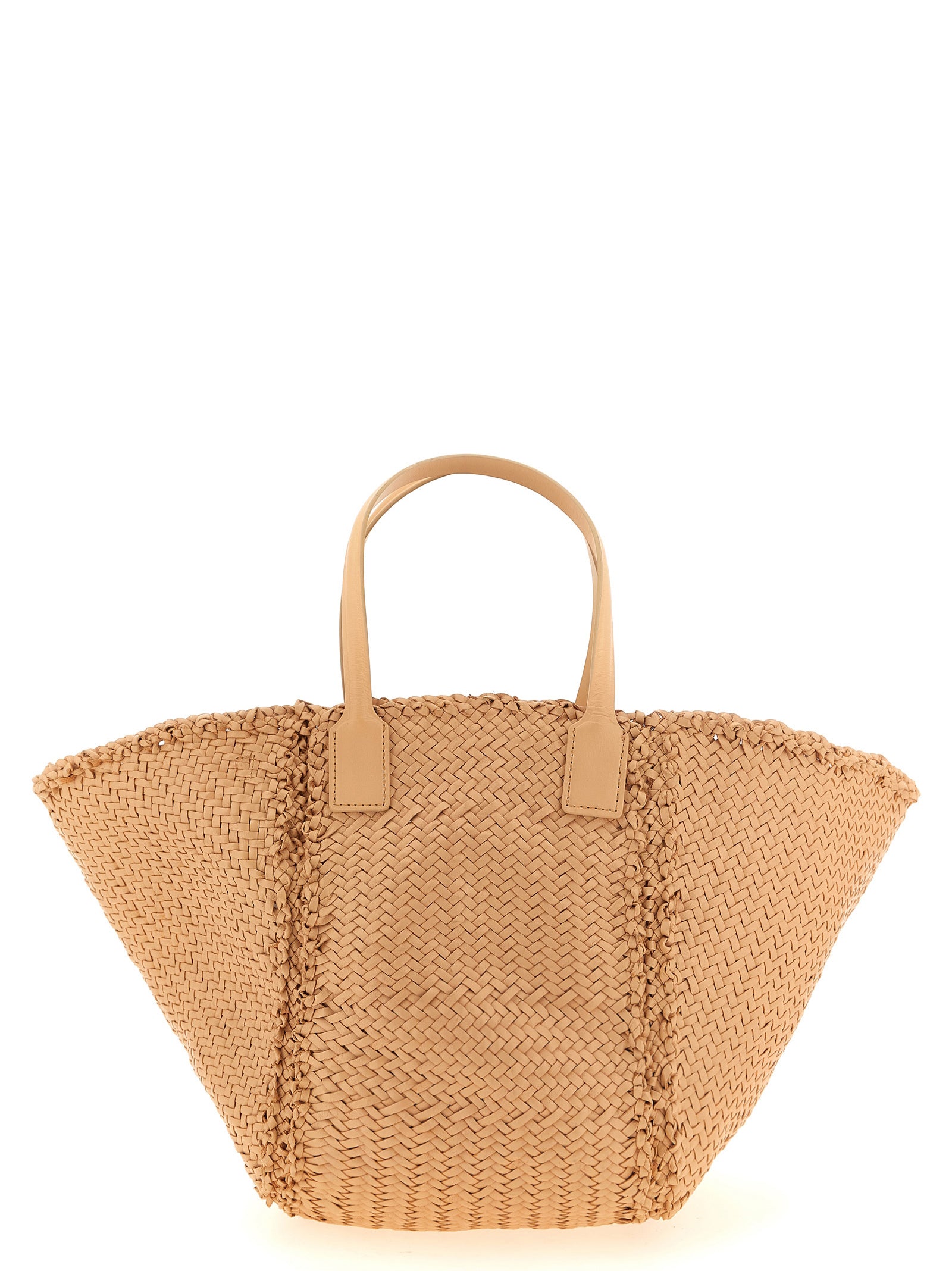 Beige Calfskin Handbag