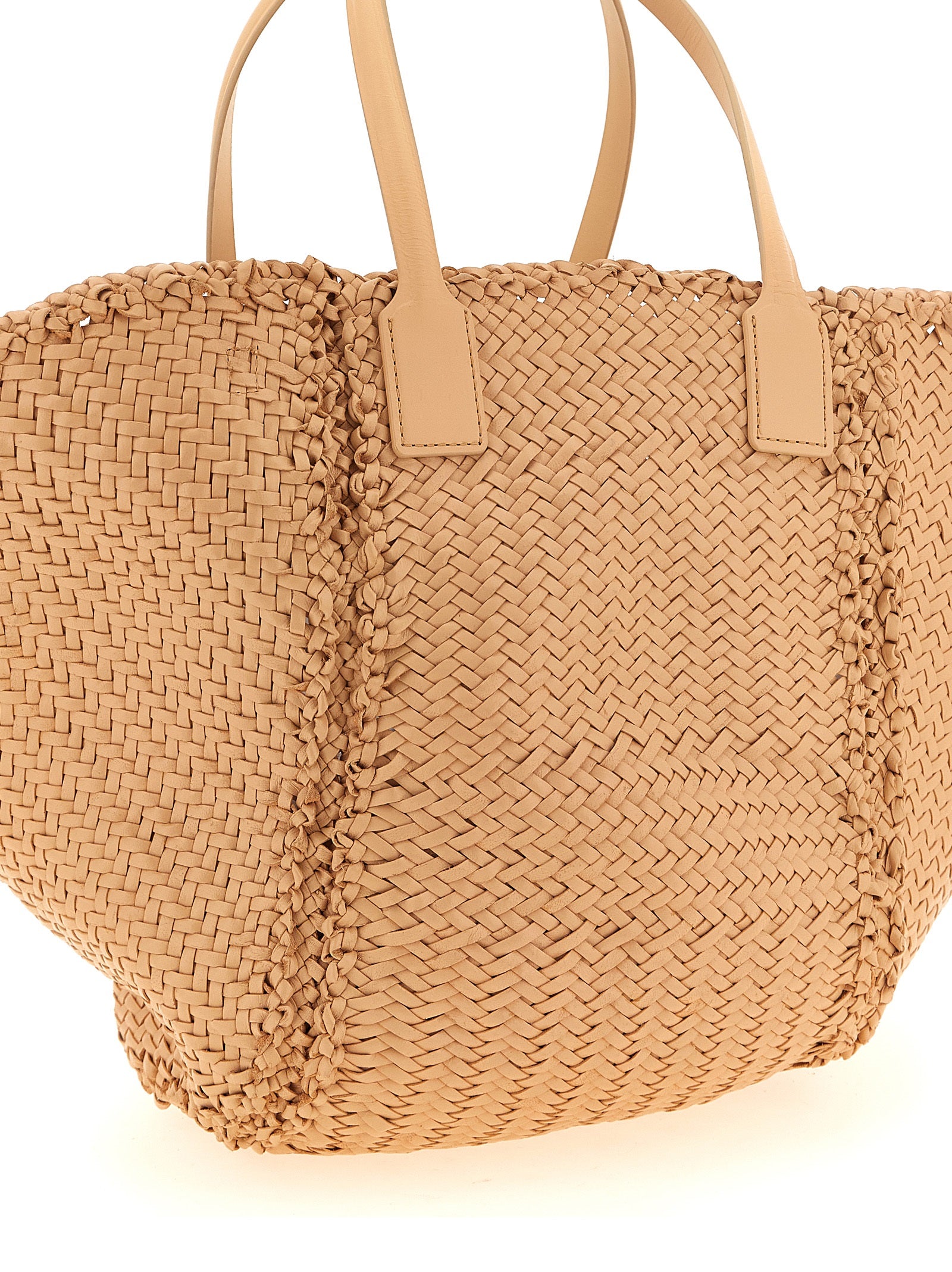 Beige Calfskin Handbag