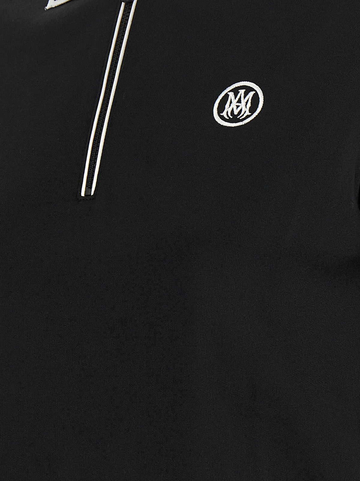 Black Polyester Polo Shirt