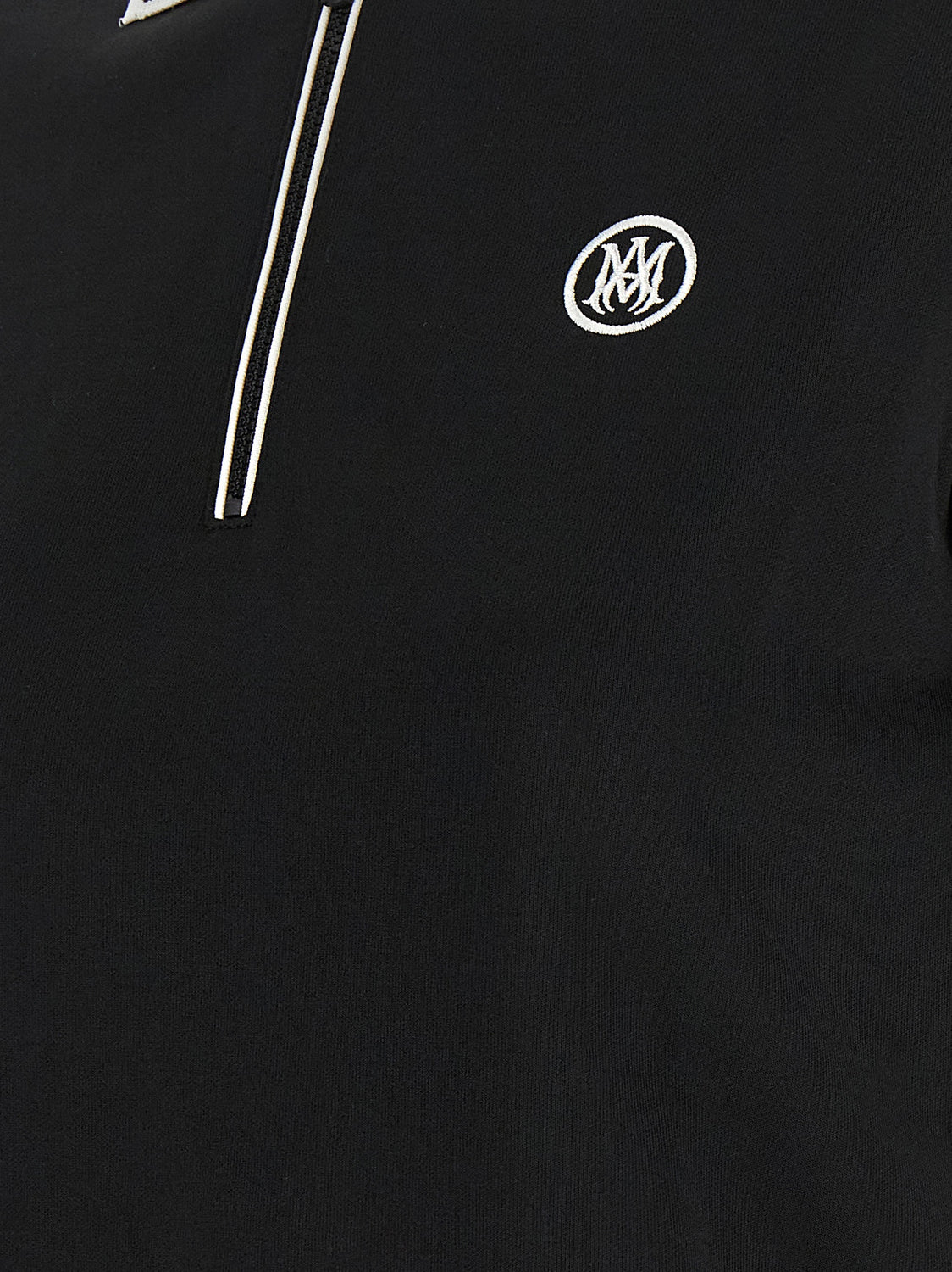 Black Polyester Polo Shirt