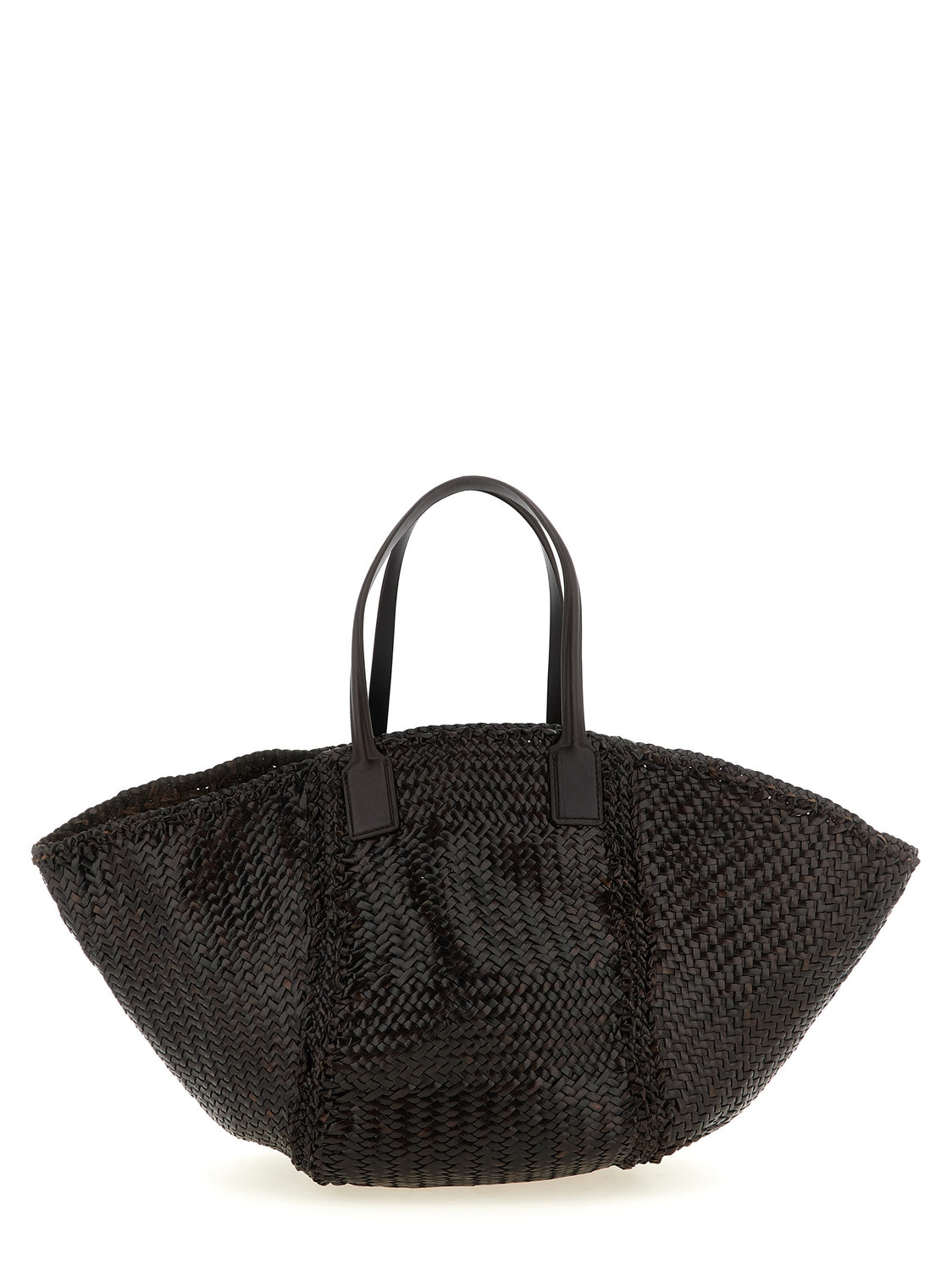 Brown Calfskin Tote Bag