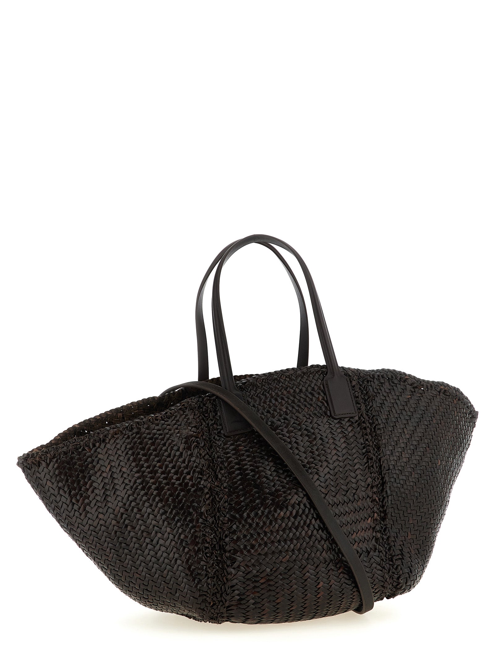 Brown Calfskin Tote Bag
