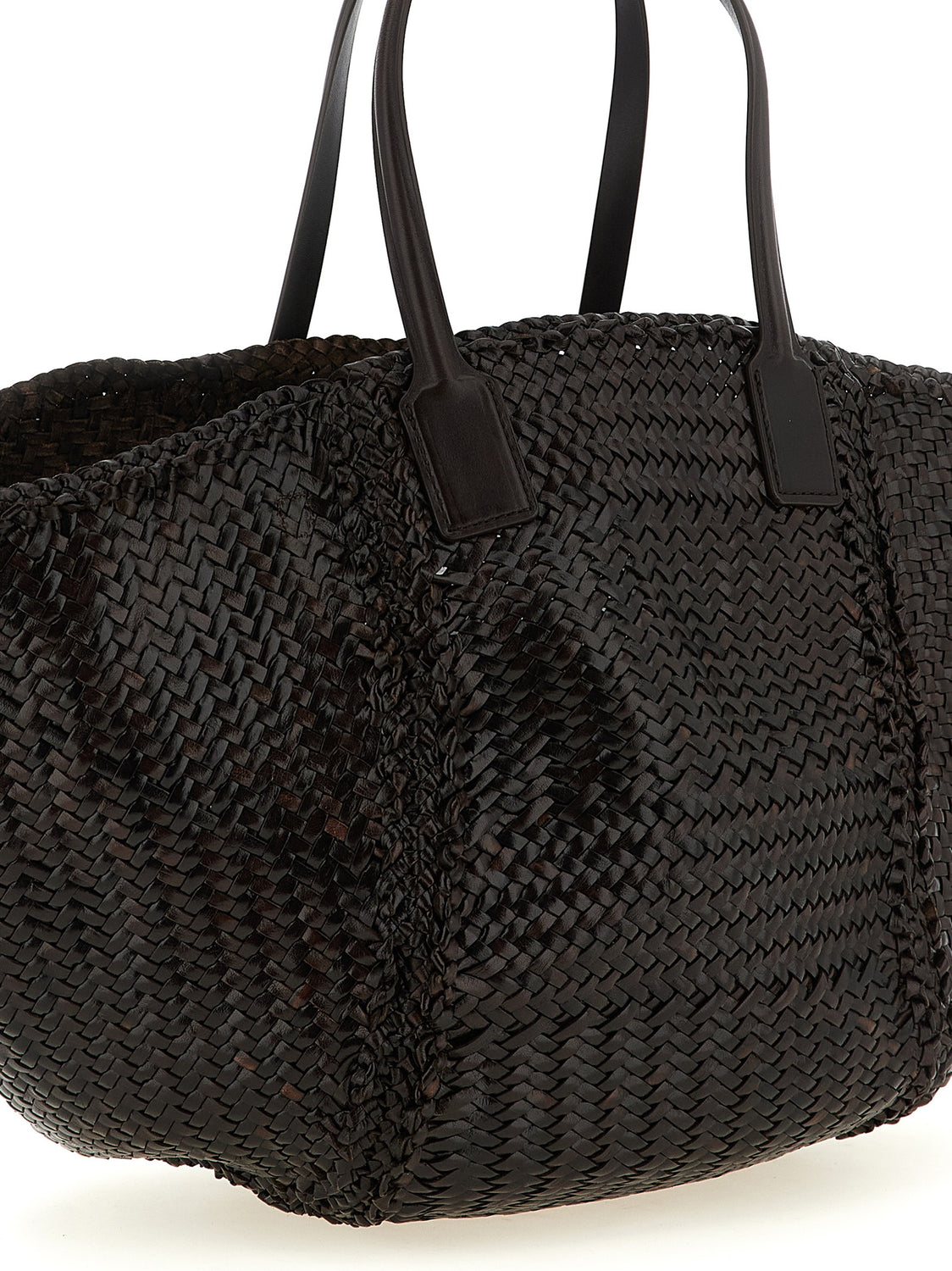 Brown Calfskin Tote Bag