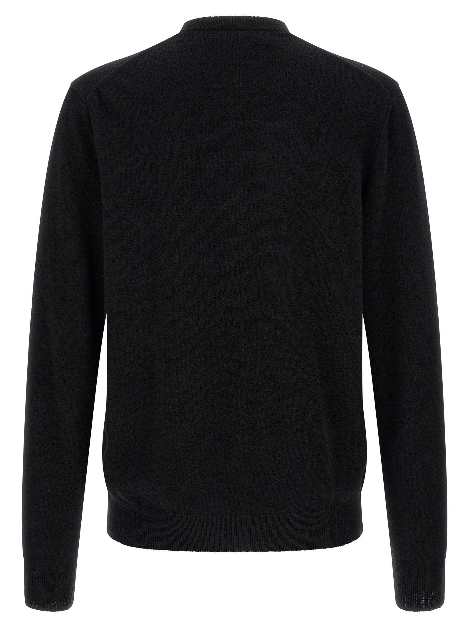 Black Wool Cardigan