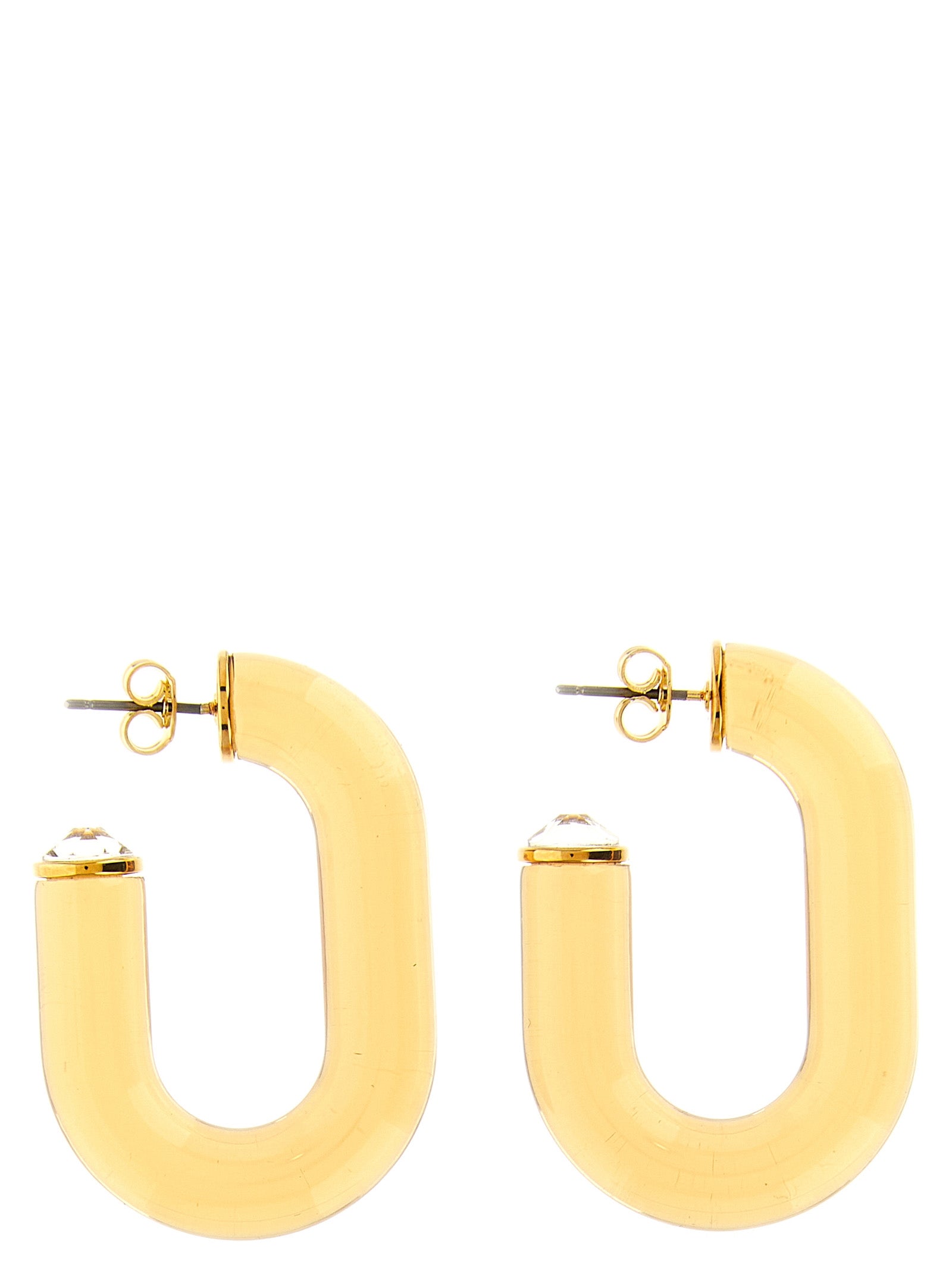 Gold Brass Earrings