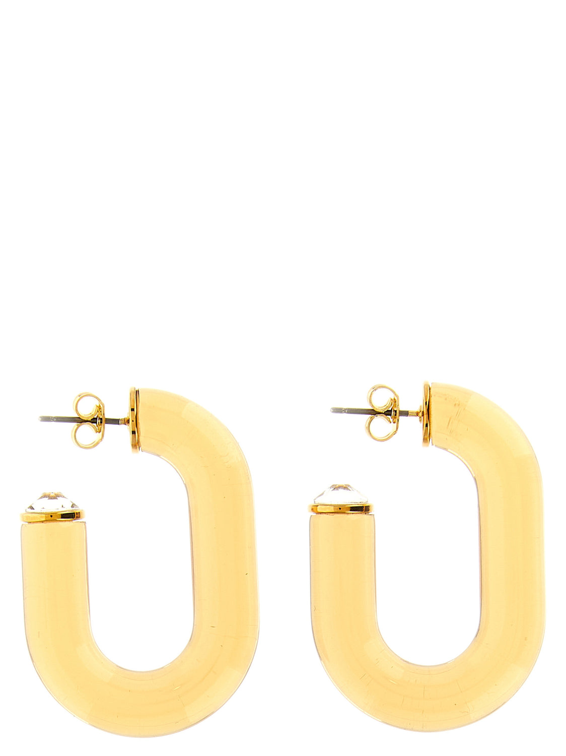 Gold Brass Earrings