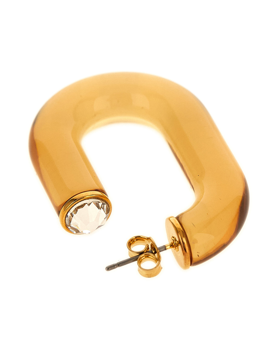 Gold Brass Earrings