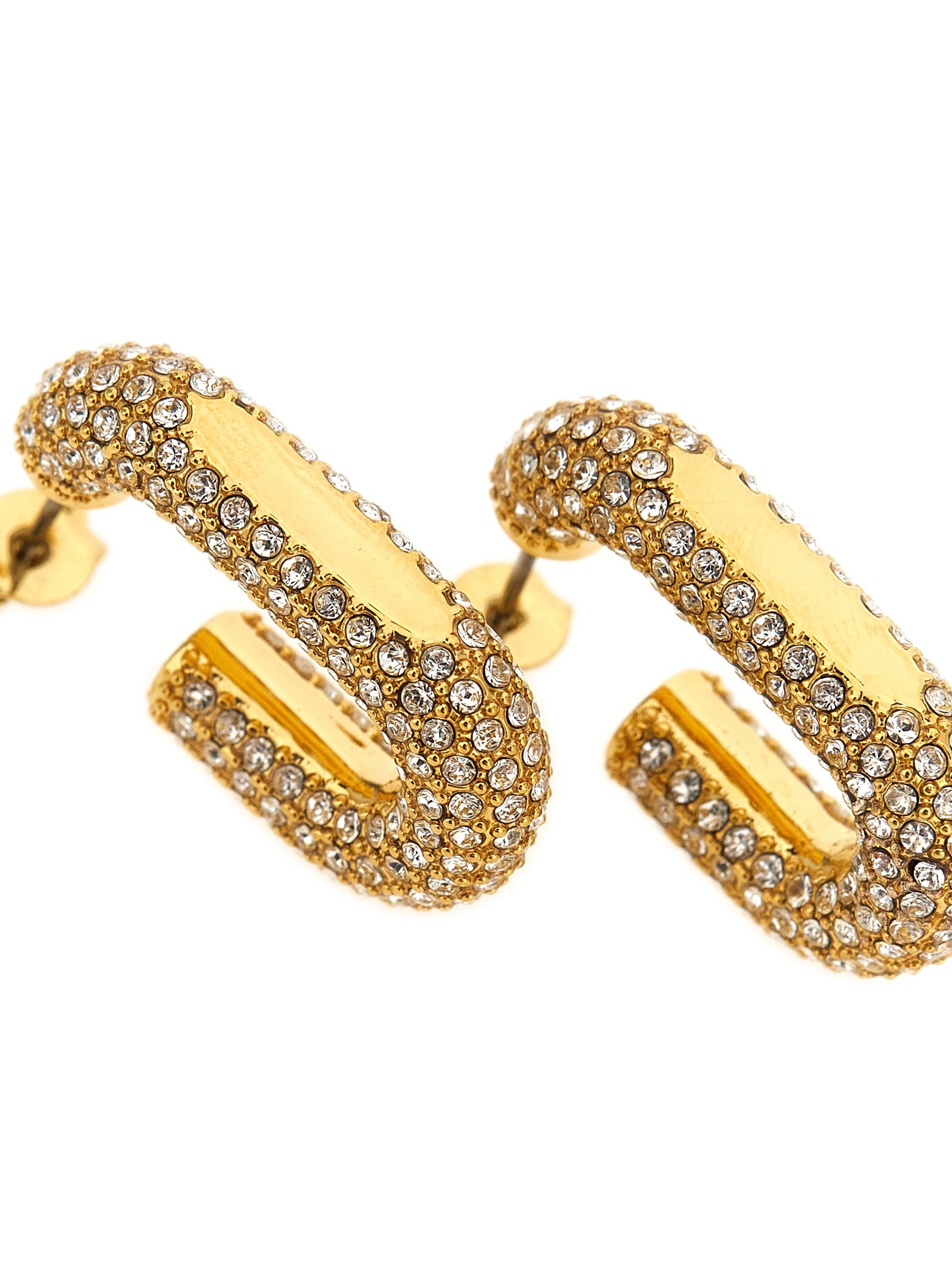Gold Brass Earrings