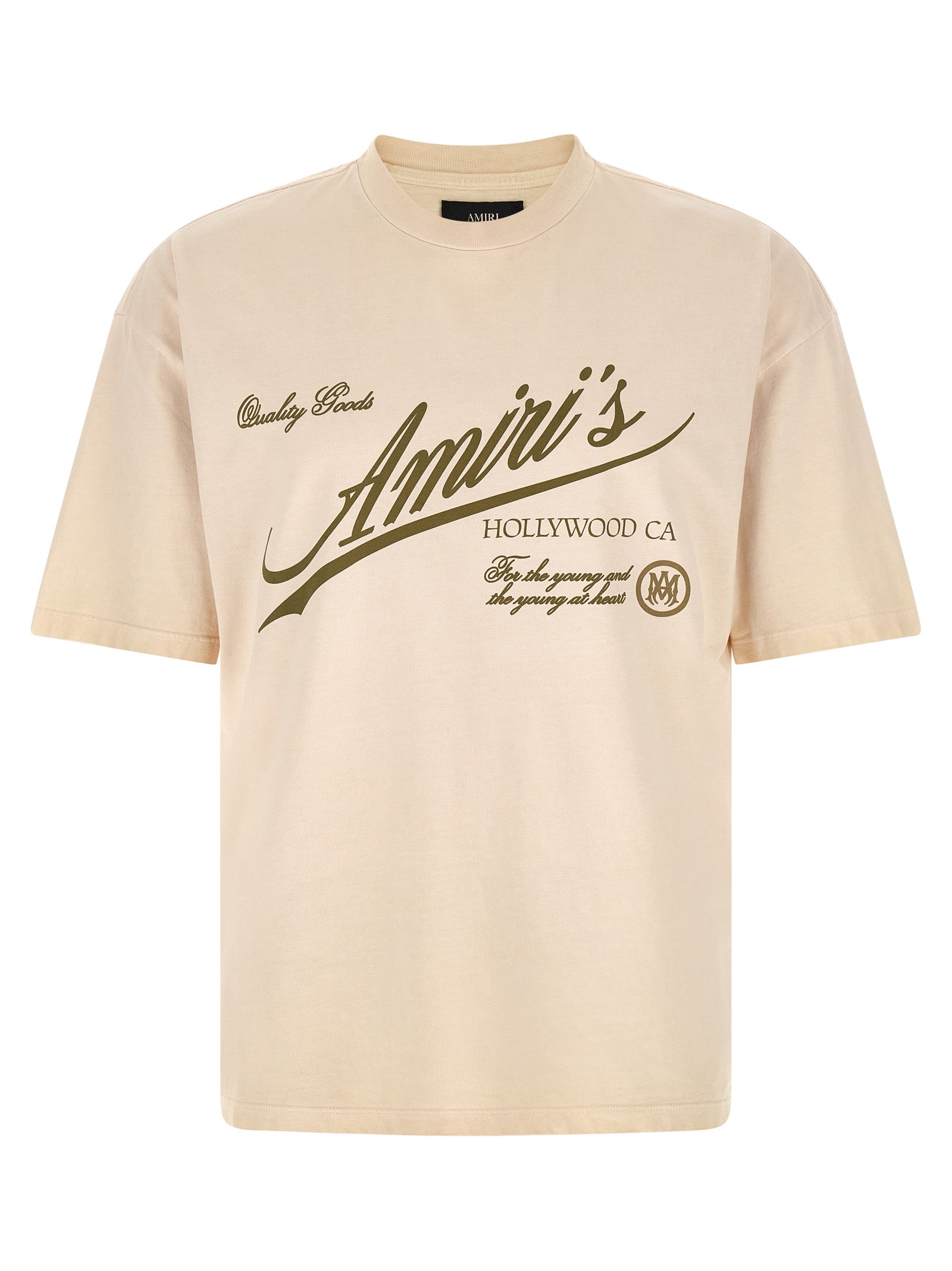 Beige Cotton T-Shirt