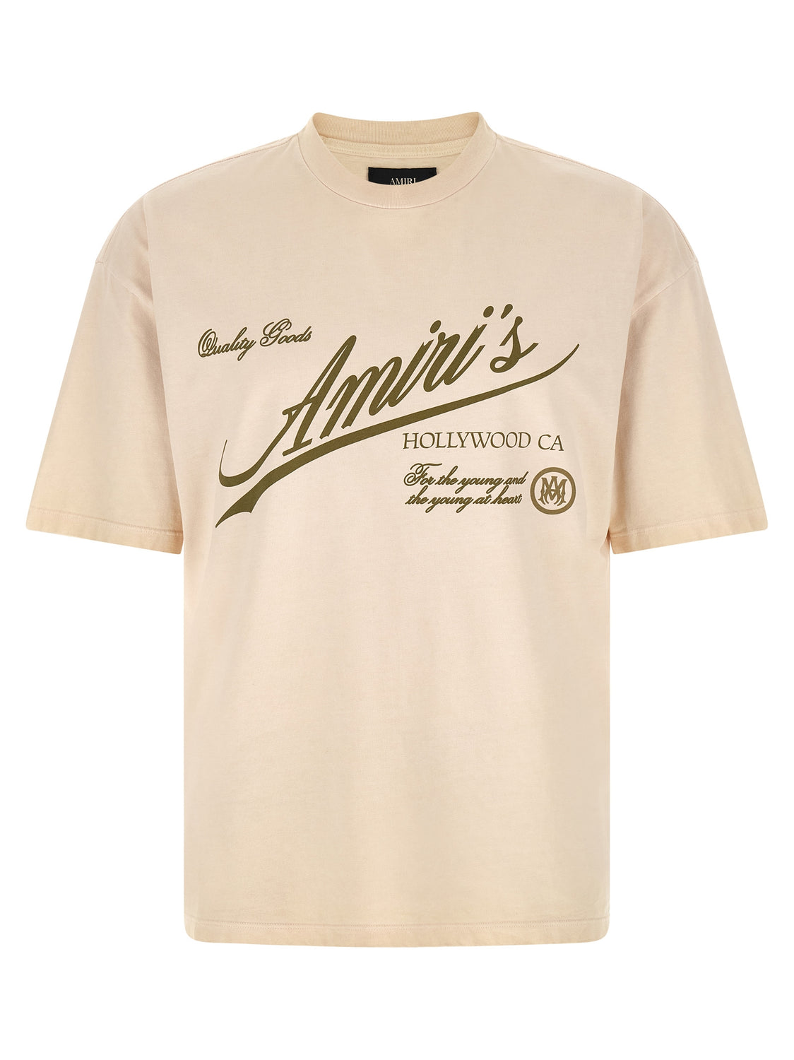 Beige Cotton T-Shirt