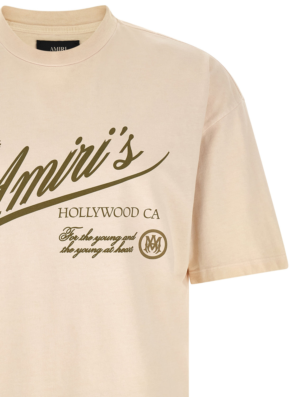 Beige Cotton T-Shirt