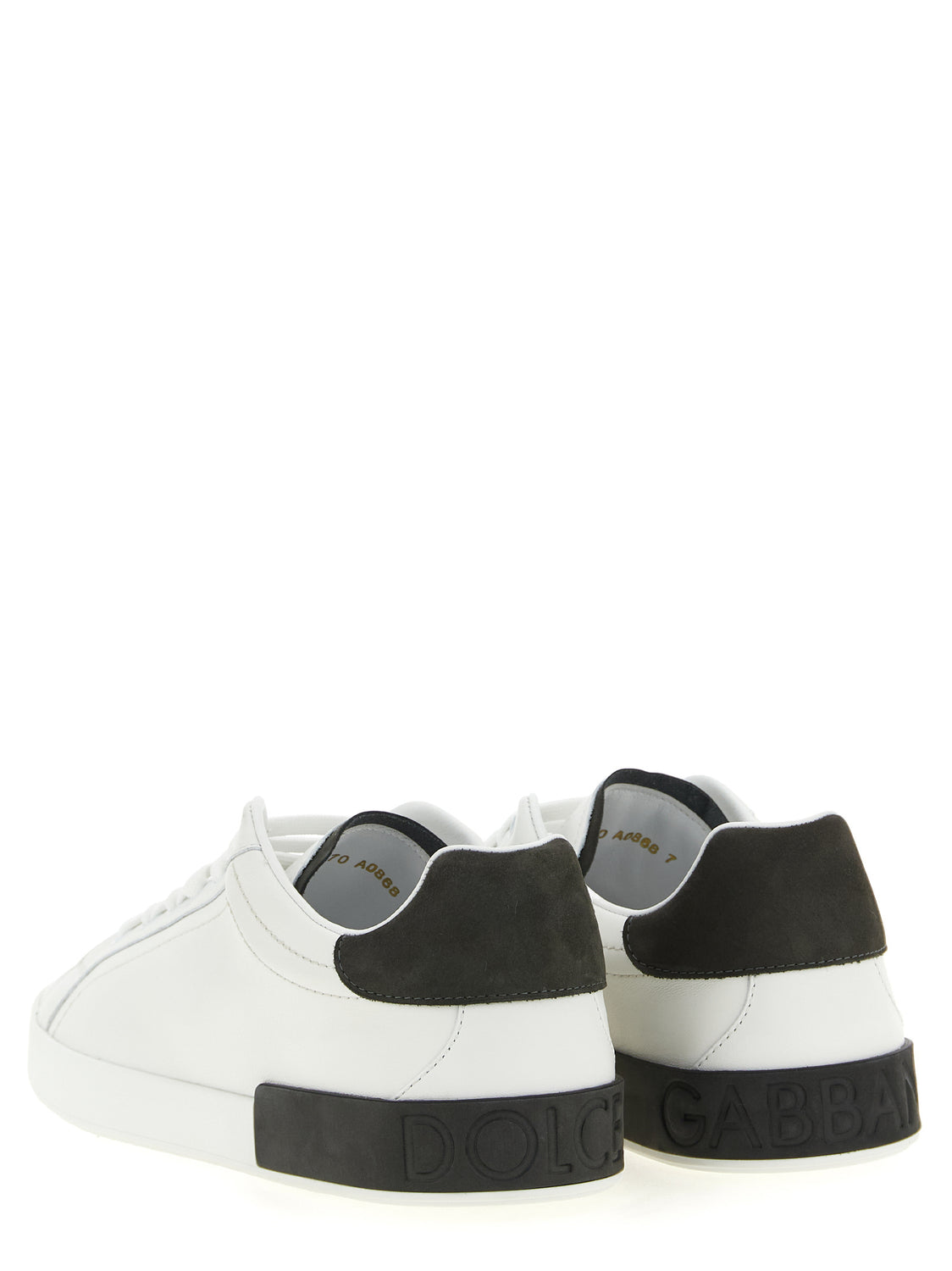 White Calfskin Low Top Sneakers