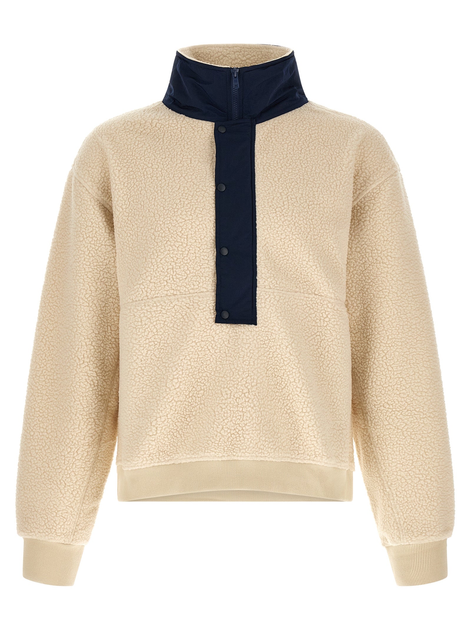 Beige Polyester Sweatshirt