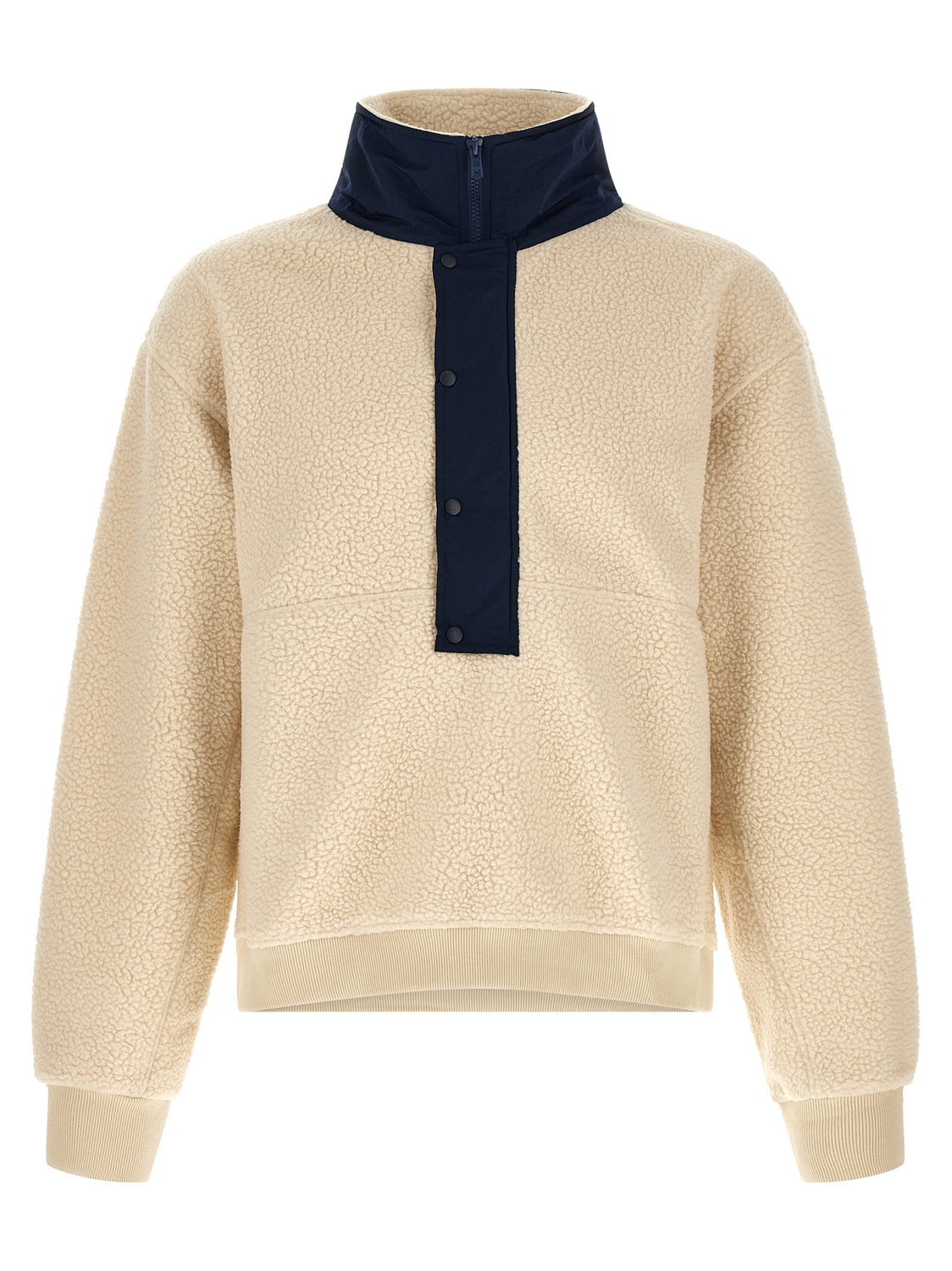 Beige Polyester Sweatshirt