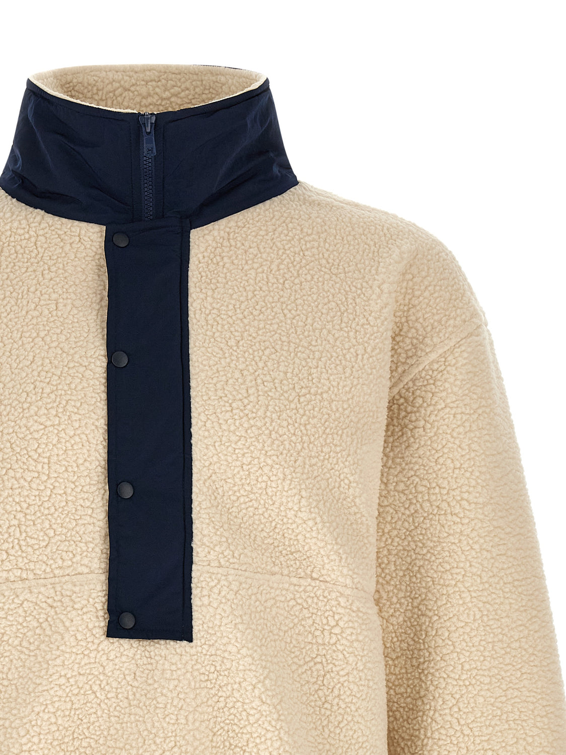 Beige Polyester Sweatshirt
