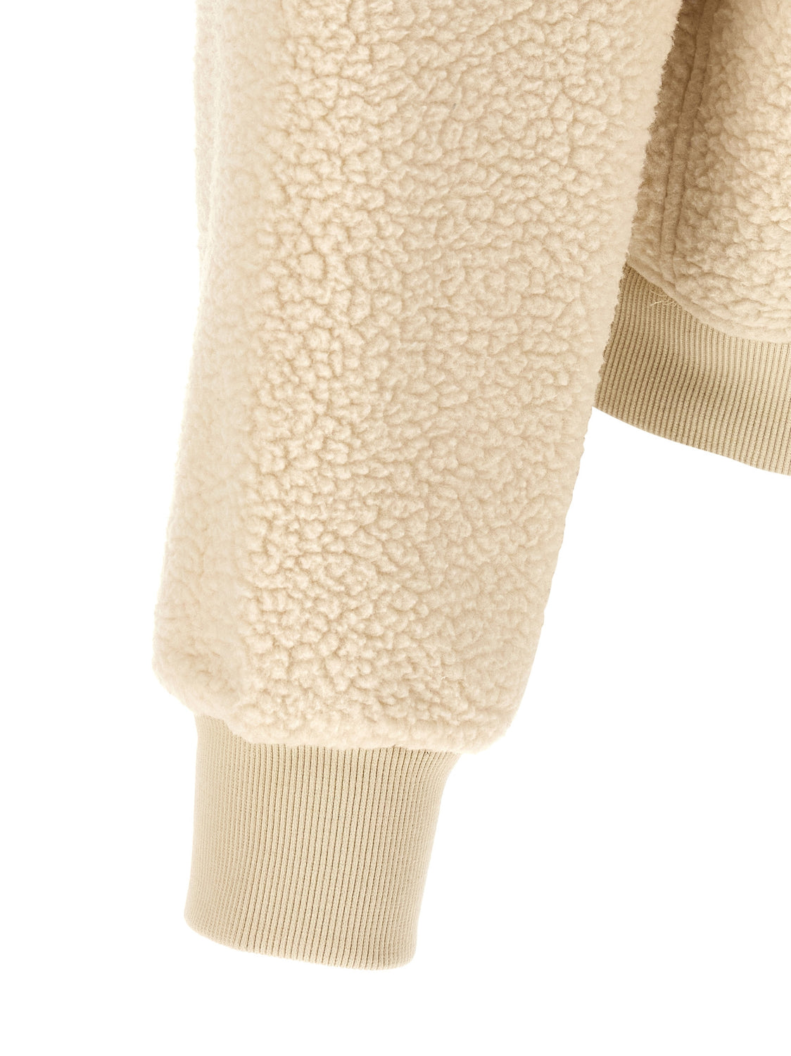 Beige Polyester Sweatshirt