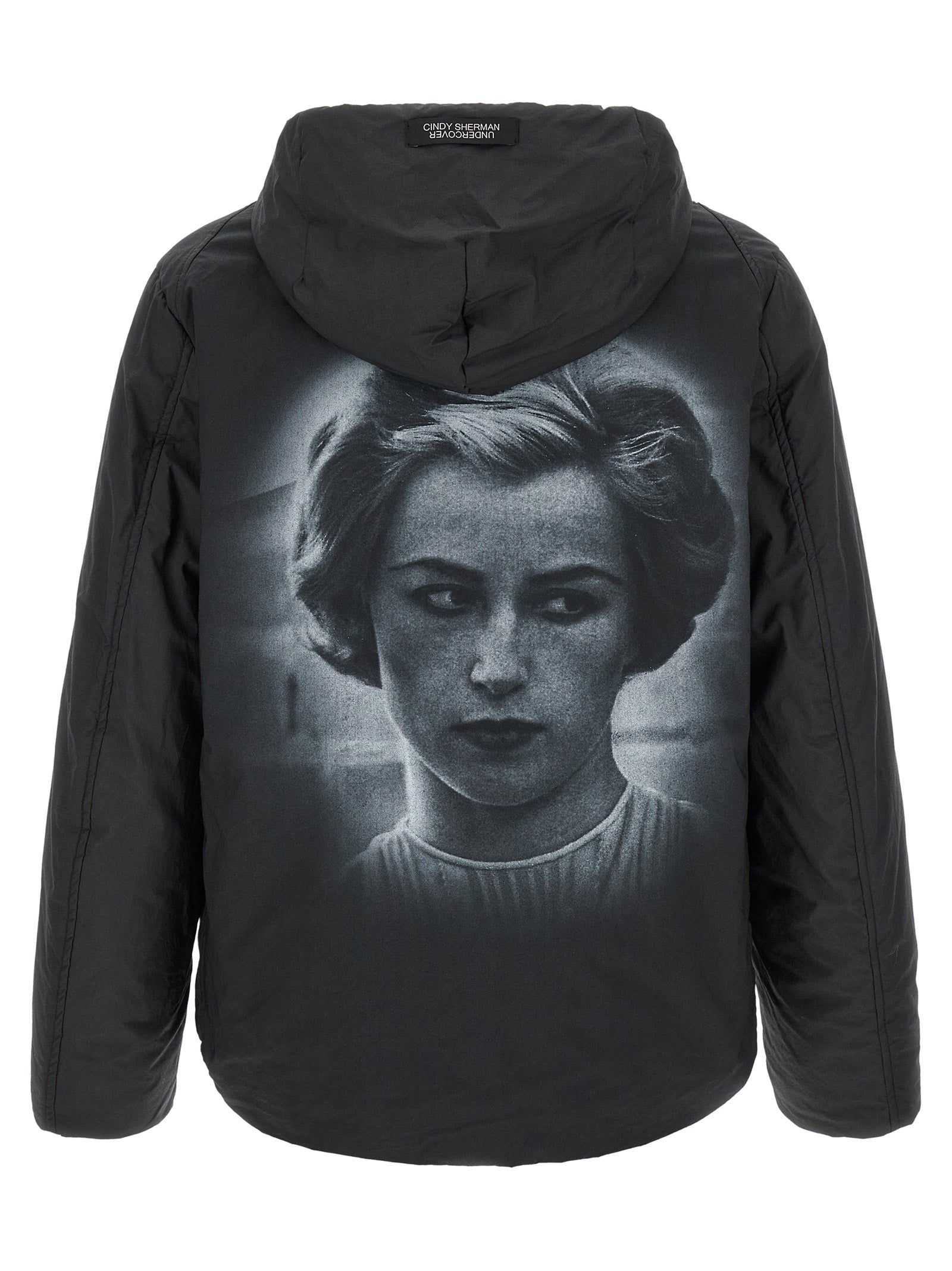 Black Cotton Full-Length Jacket