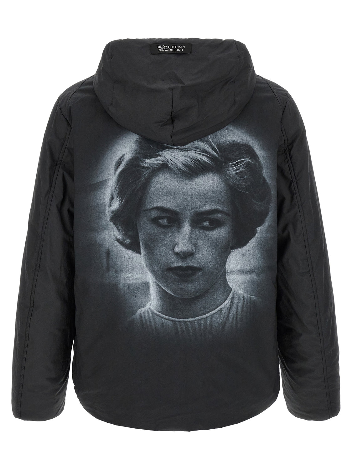 Black Cotton Full-Length Jacket