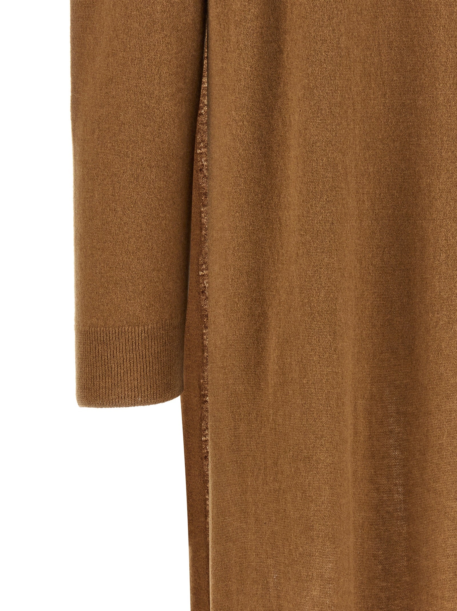 Beige Merino Wool Cardigan