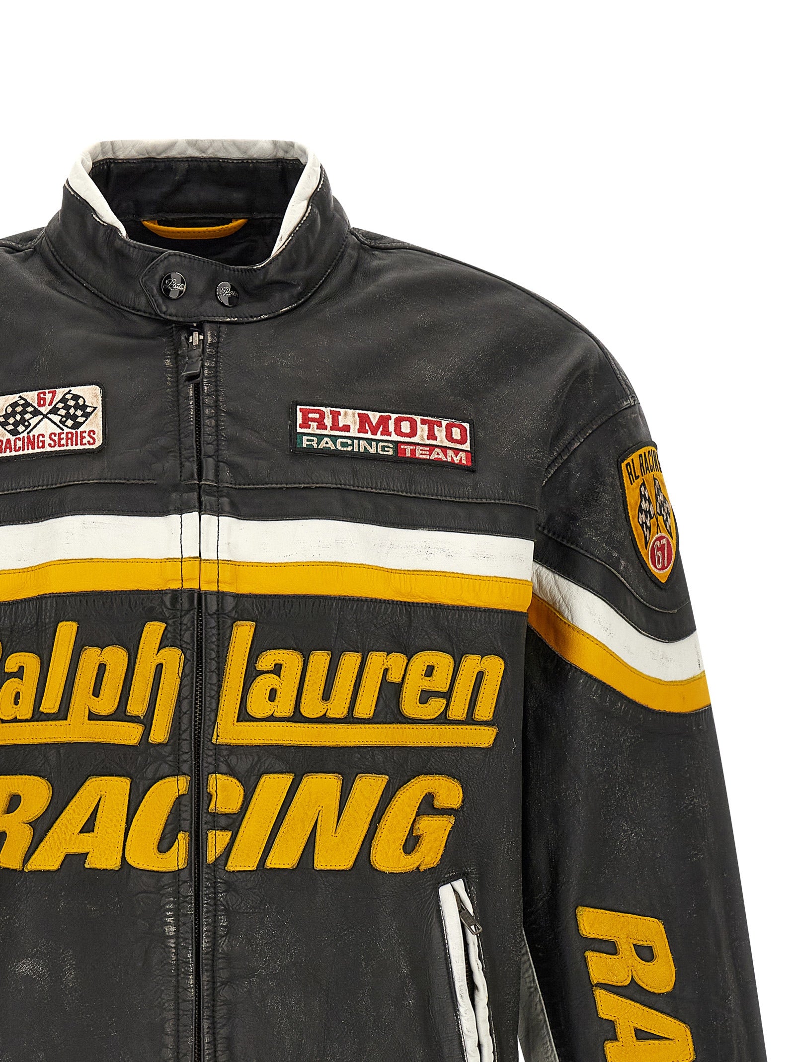 Black Cowhide Leather Jacket