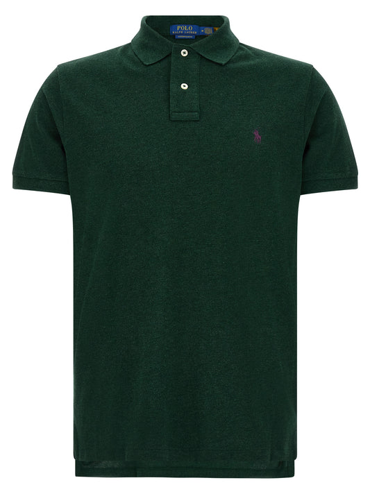 Bicolor Cotton Polo Shirt