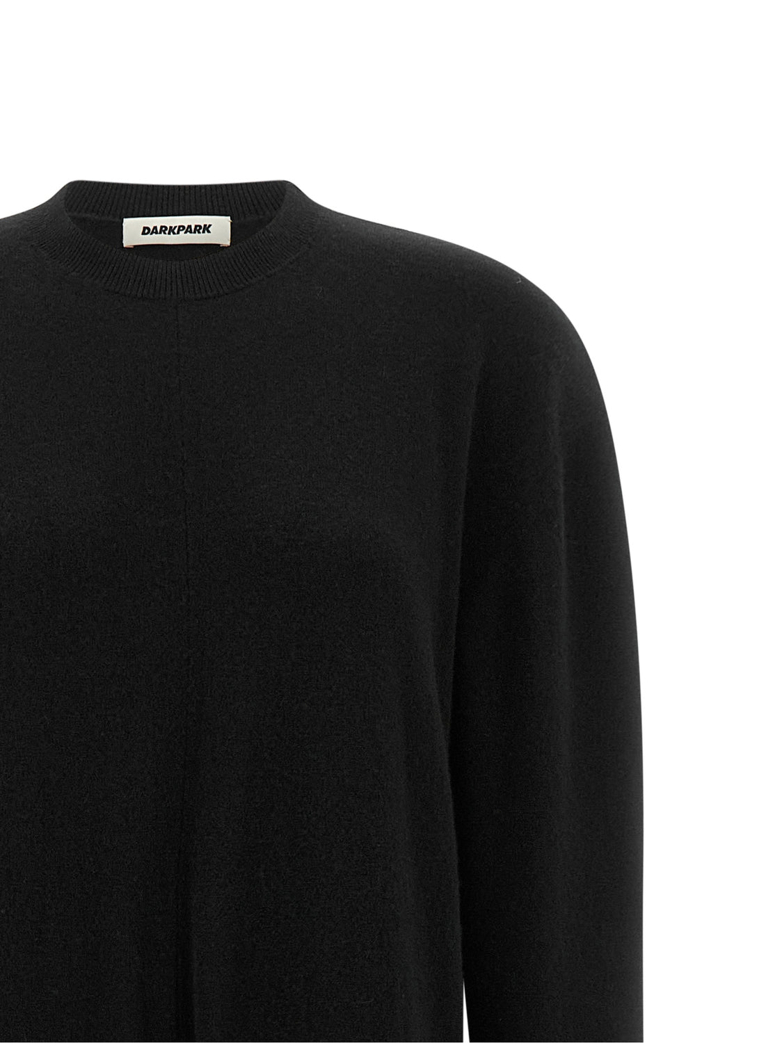 Black Merino Wool Sweatshirt