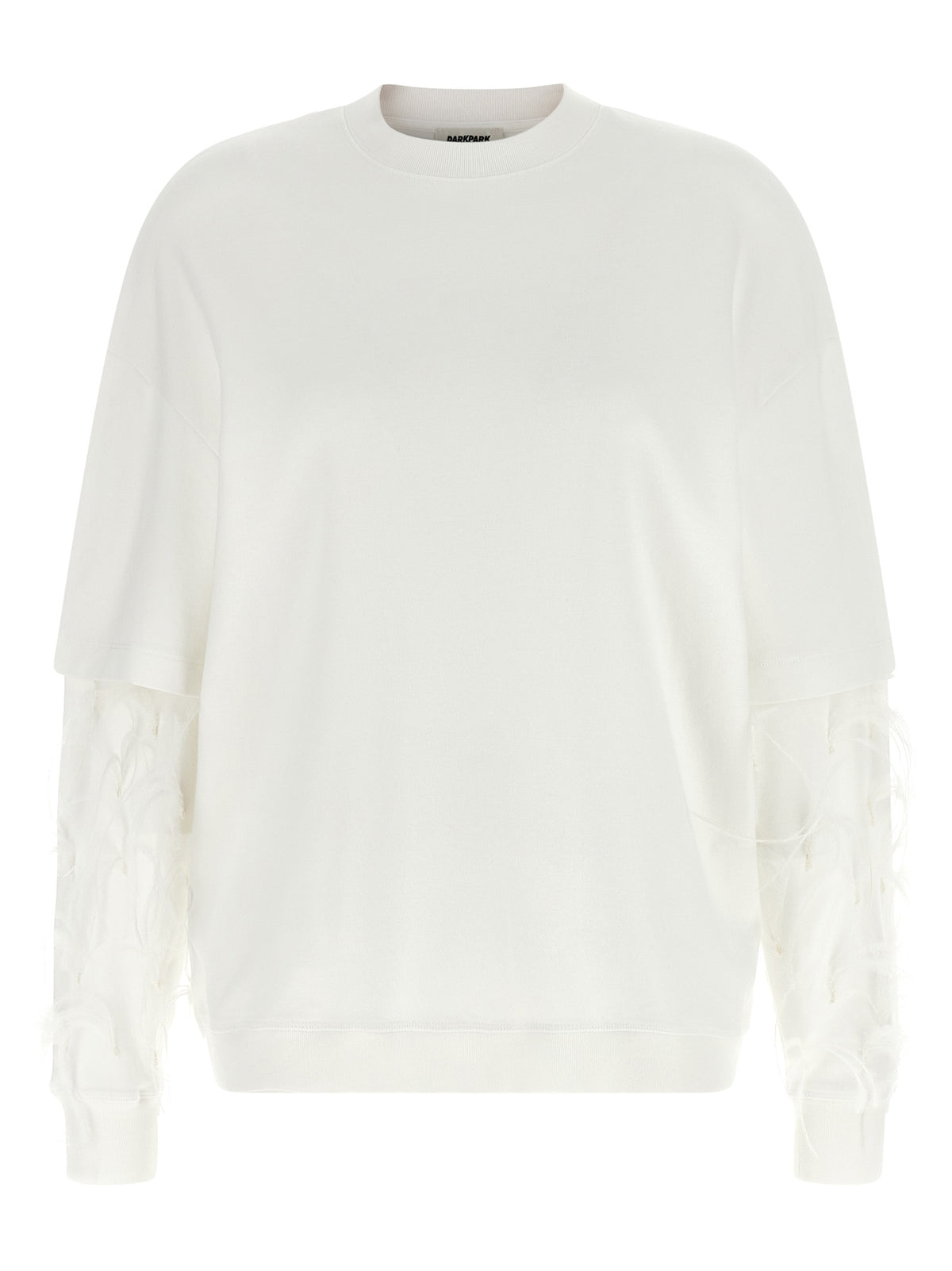 White Cotton Sweatshirt